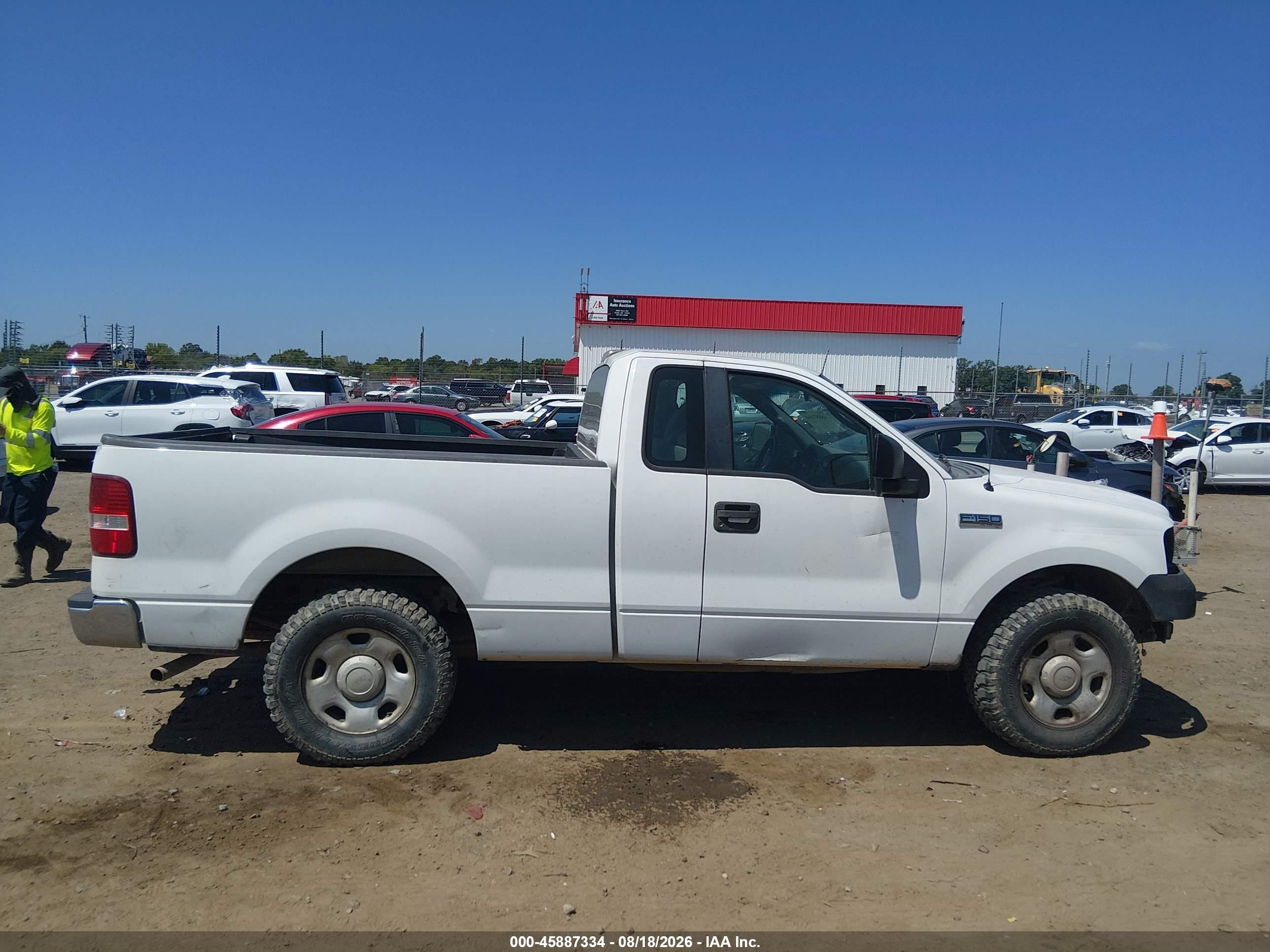 2007 Ford F-150 Stx/xl/xlt White vin: 1FTRF12W77KC55188