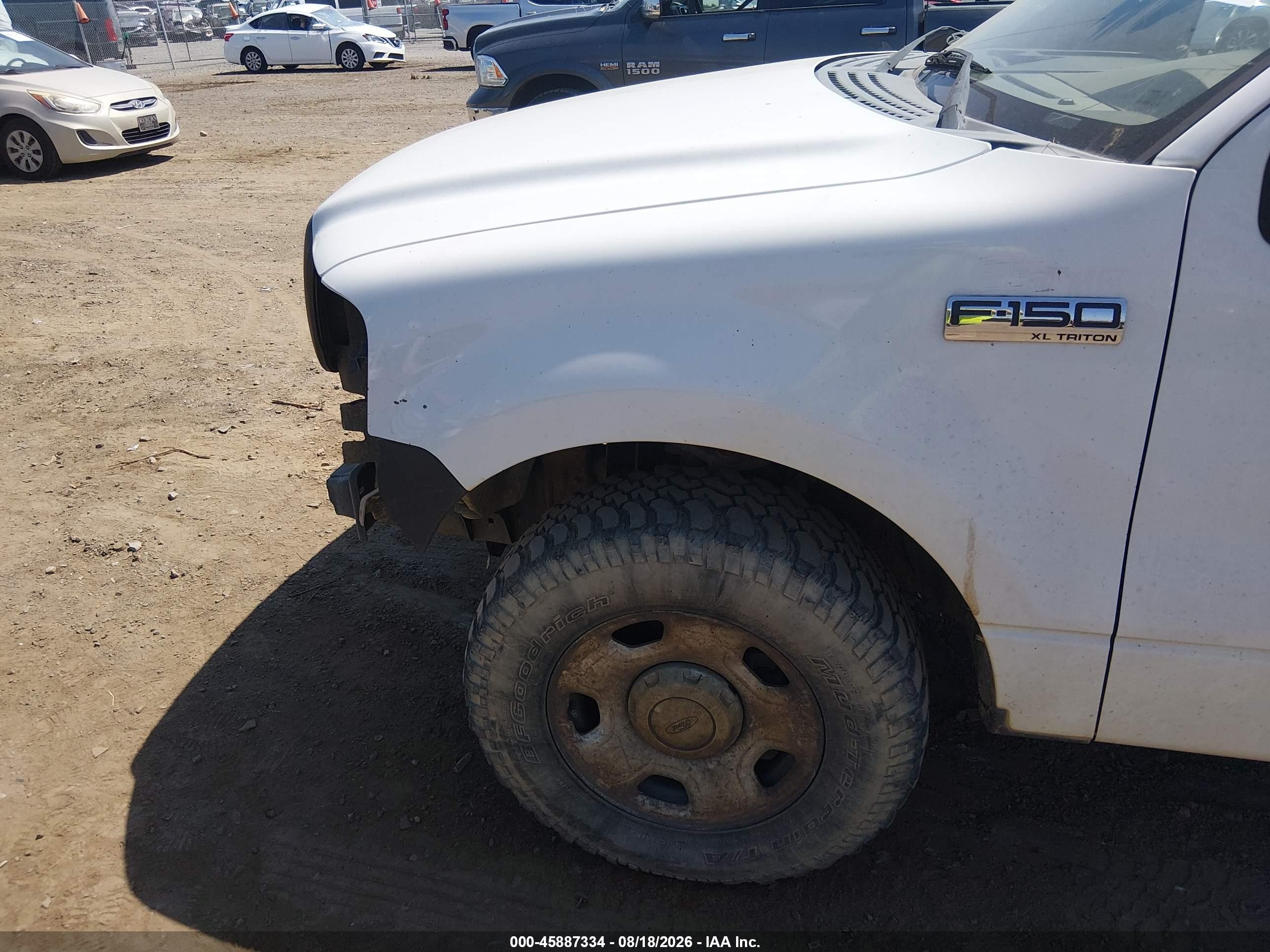 2007 Ford F-150 Stx/xl/xlt White vin: 1FTRF12W77KC55188
