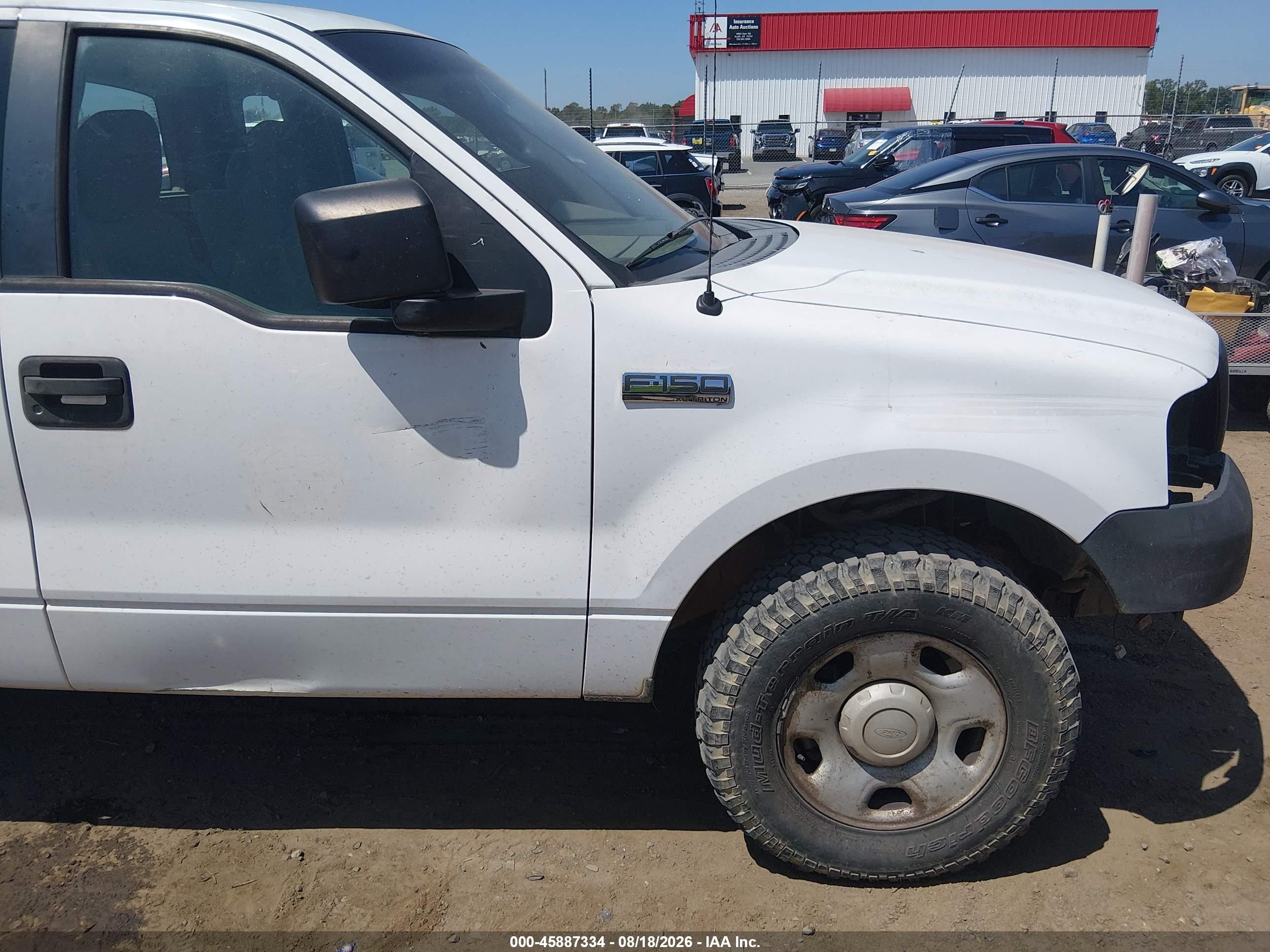 2007 Ford F-150 Stx/xl/xlt White vin: 1FTRF12W77KC55188
