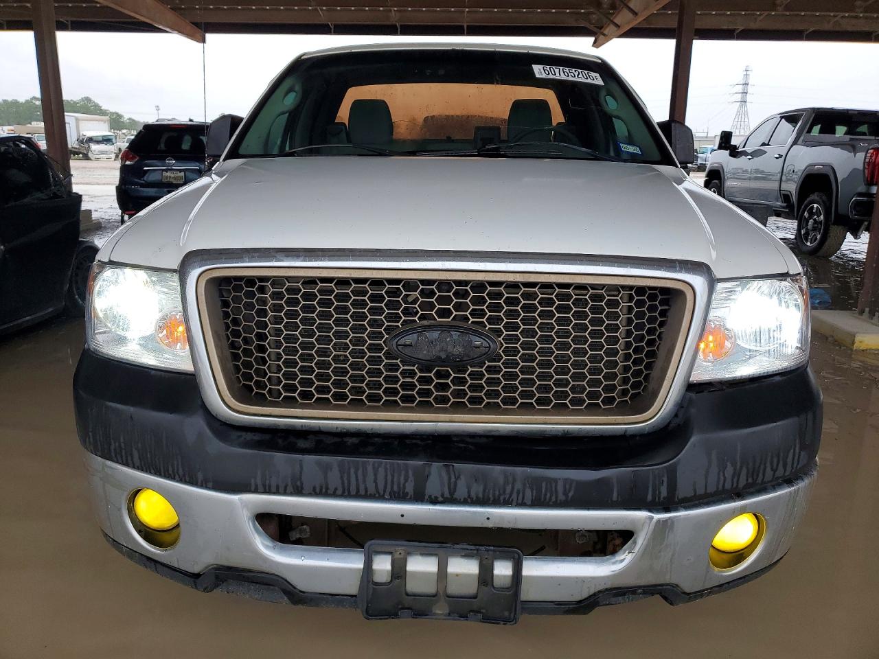 2007 Ford F-150 White vin: 1FTRF12W77KD13834