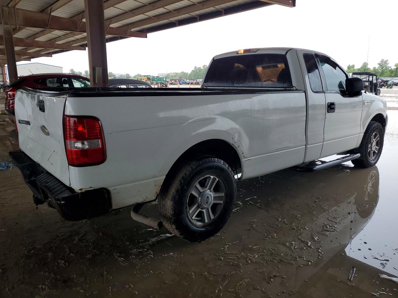 2007 Ford F-150 White vin: 1FTRF12W77KD13834