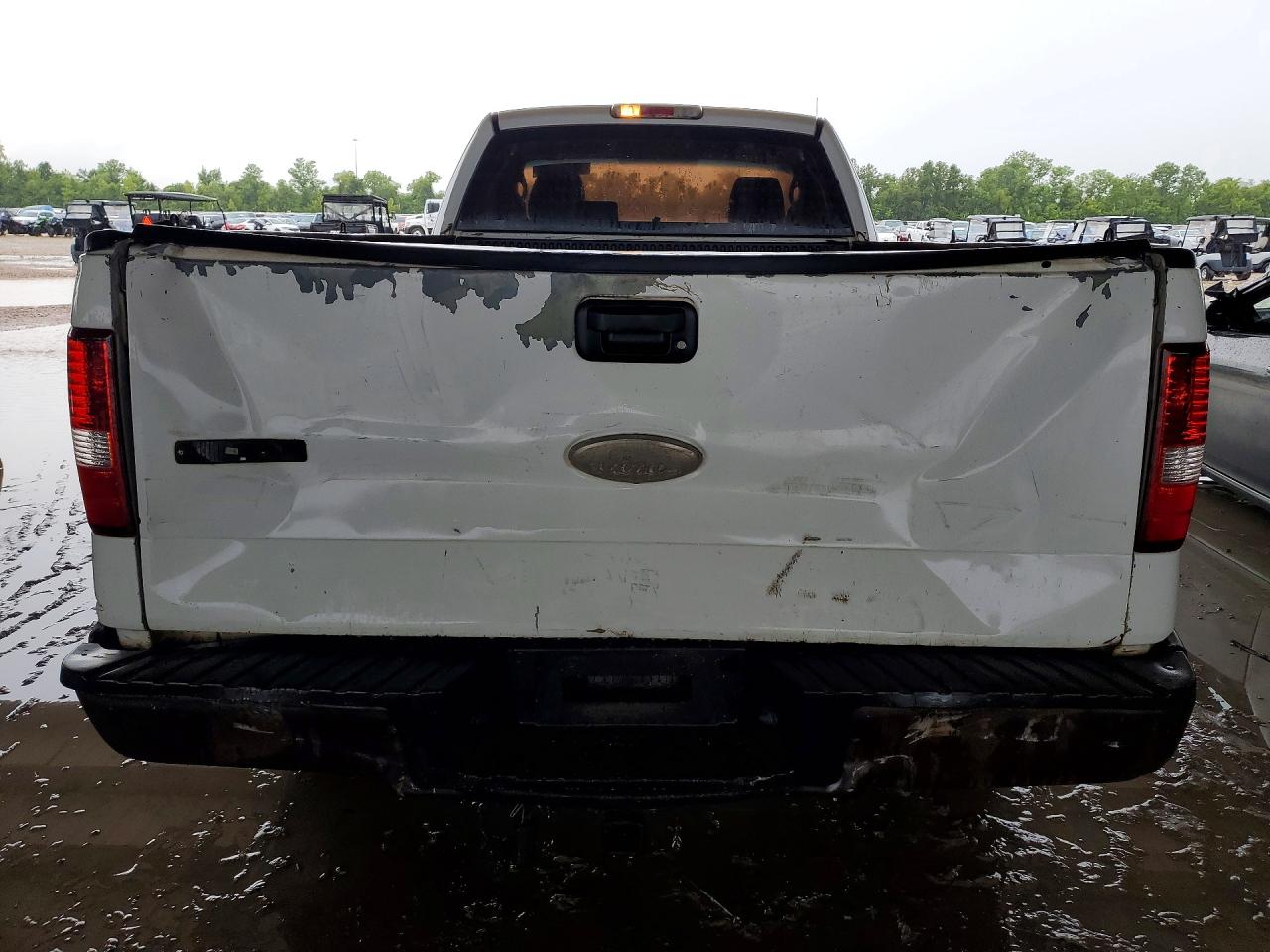 2007 Ford F-150 White vin: 1FTRF12W77KD13834