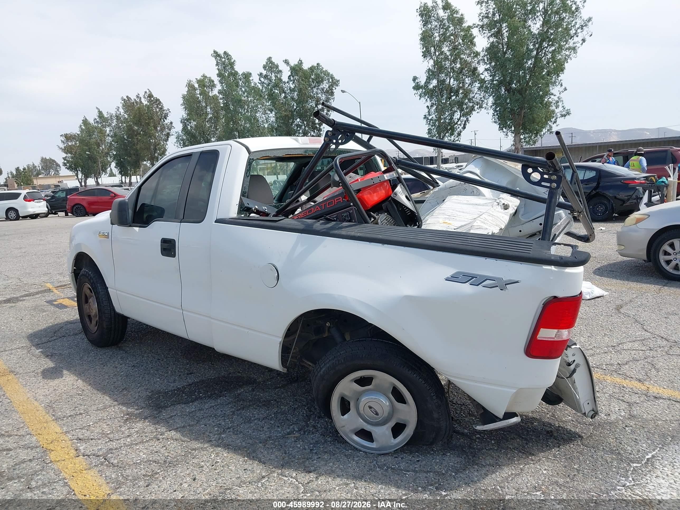 2007 Ford F-150 Stx/xl/xlt White vin: 1FTRF12W77NA11961