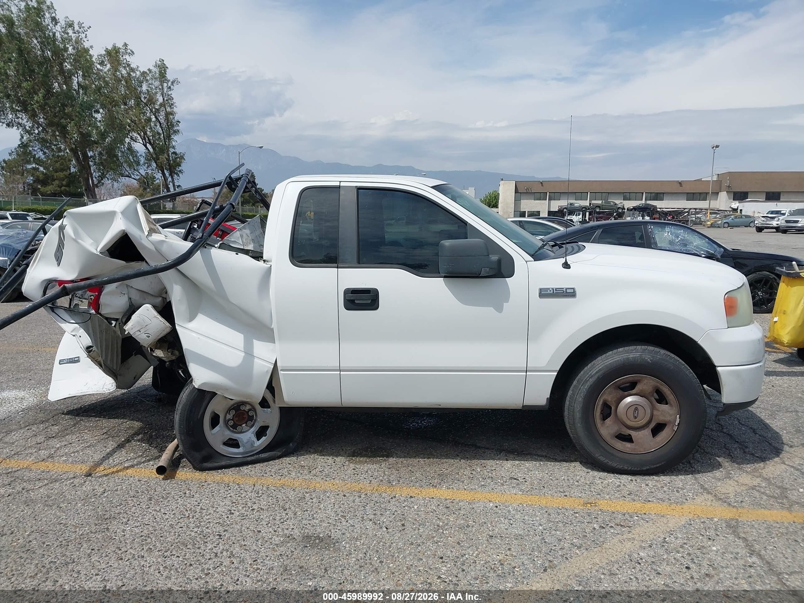 2007 Ford F-150 Stx/xl/xlt White vin: 1FTRF12W77NA11961