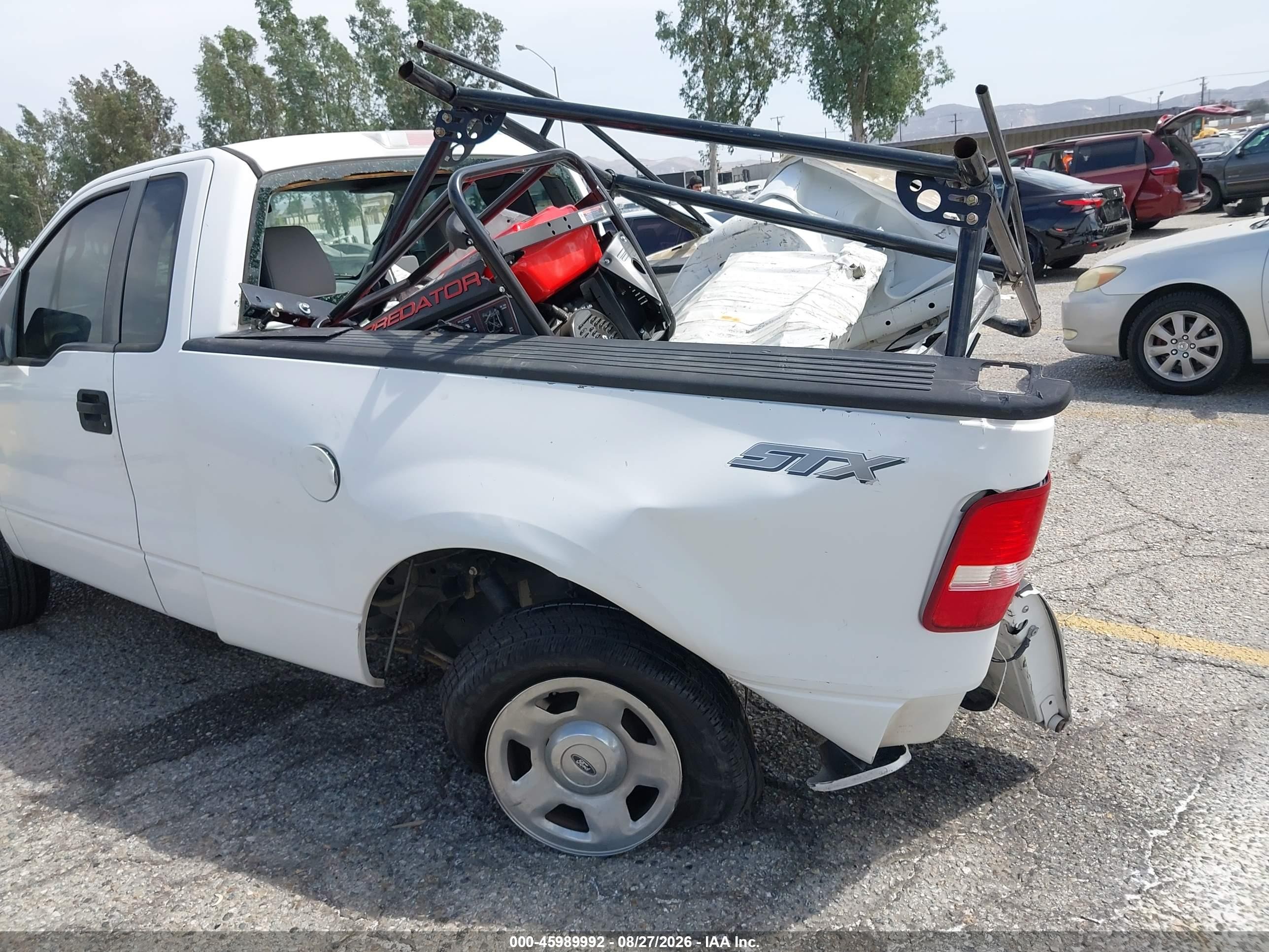 2007 Ford F-150 Stx/xl/xlt White vin: 1FTRF12W77NA11961