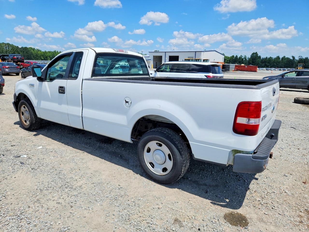 2007 Ford F150 White vin: 1FTRF12W77NA72629