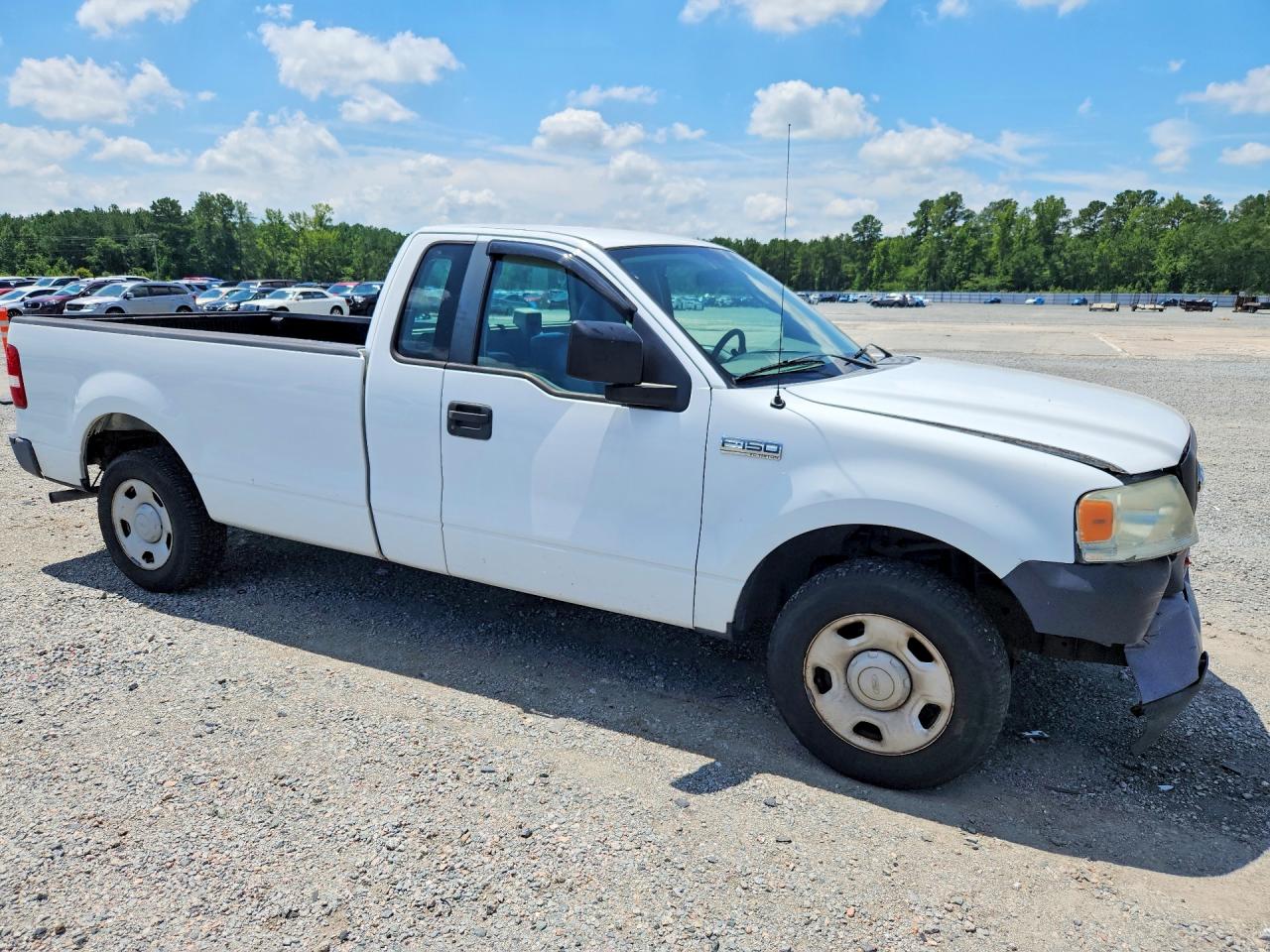 2007 Ford F150 White vin: 1FTRF12W77NA72629