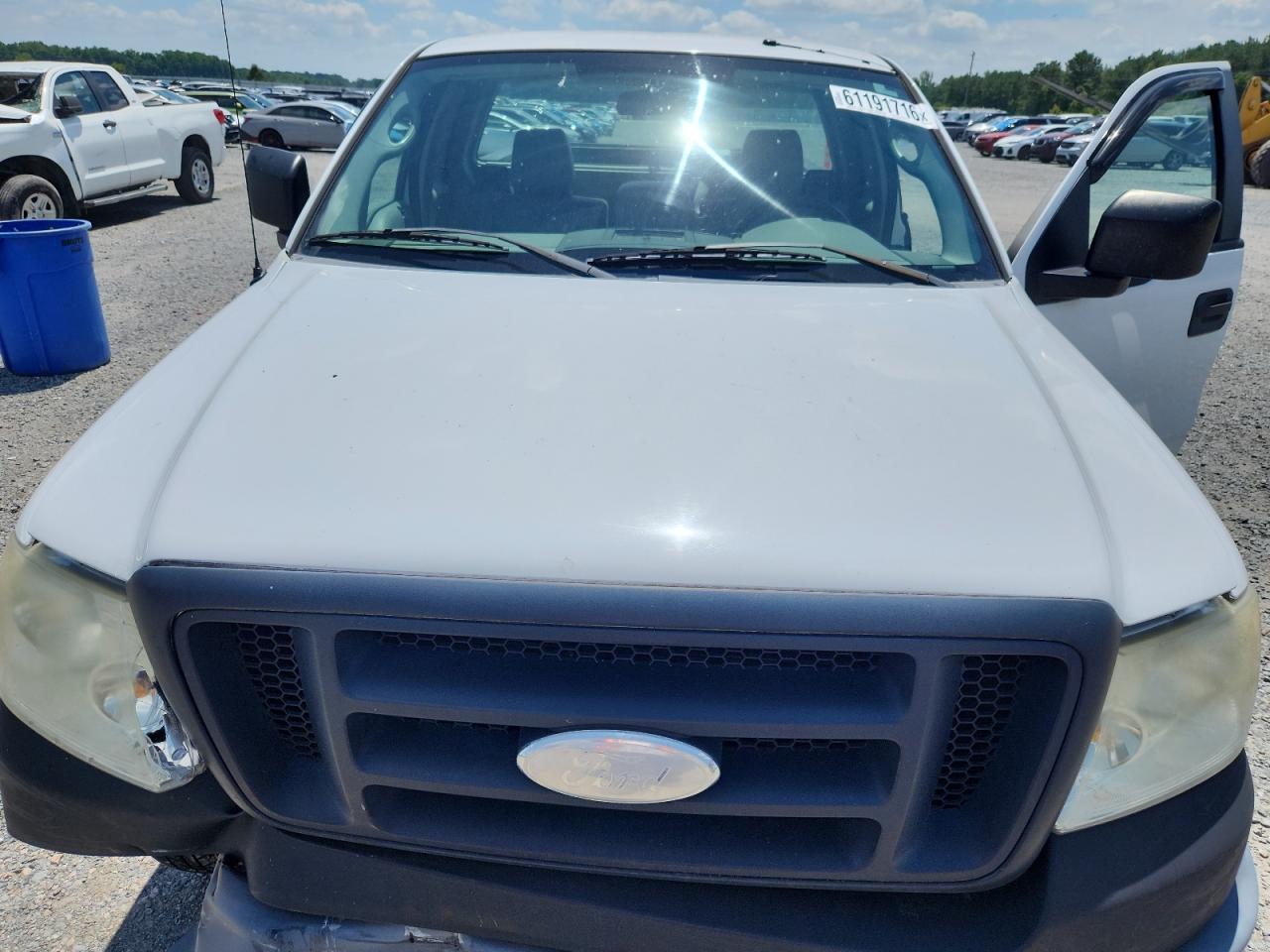 2007 Ford F150 White vin: 1FTRF12W77NA72629