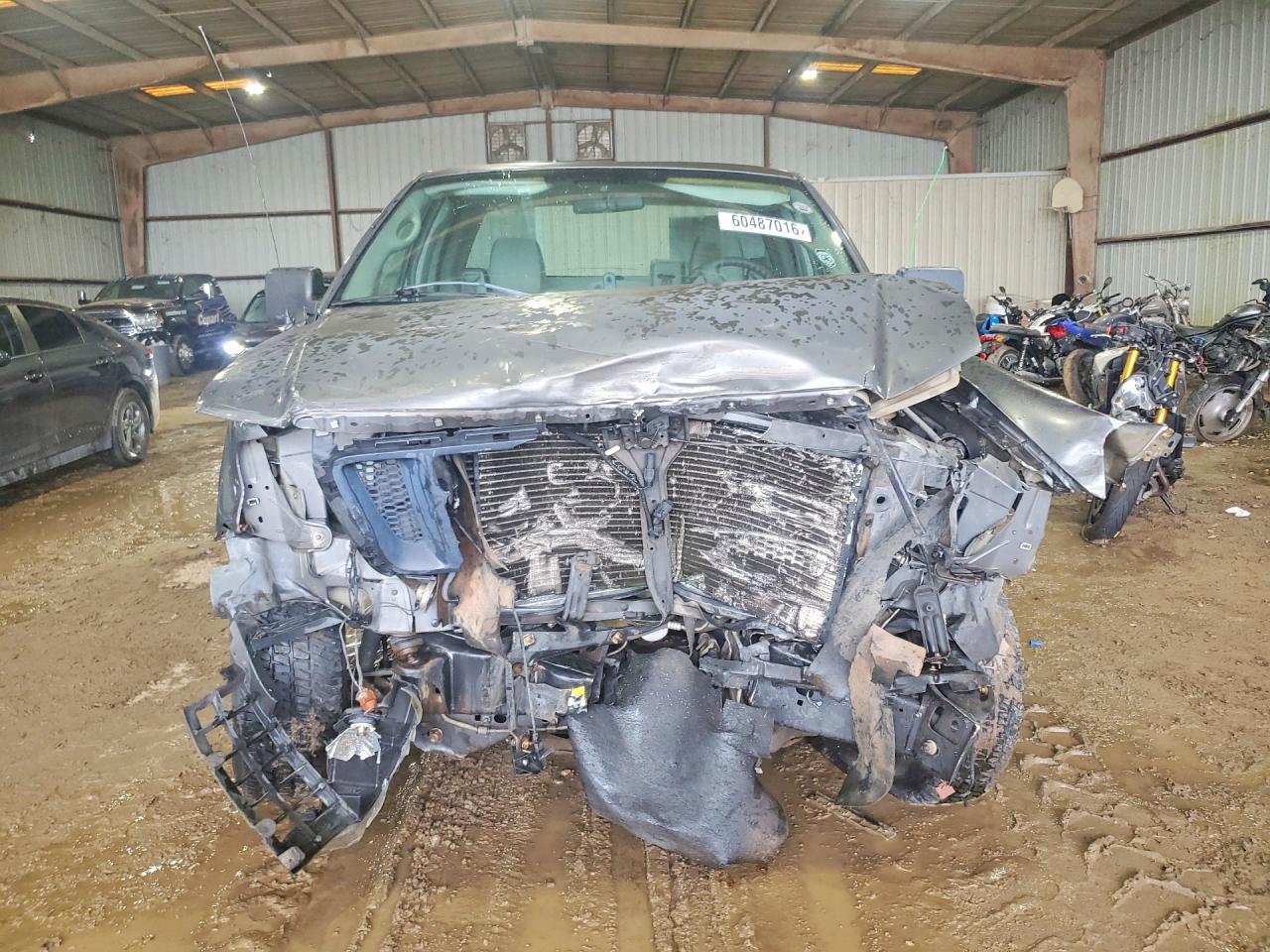 2007 Ford F150 Серый vin: 1FTRF12W77NA74719