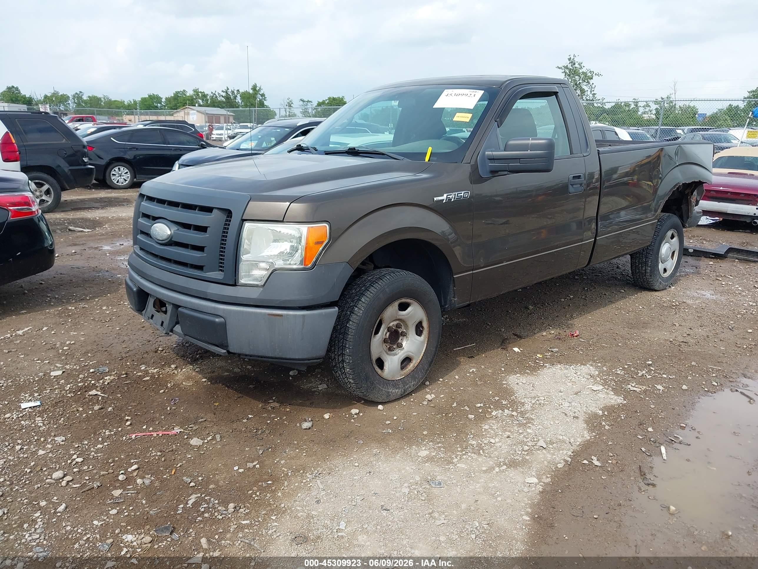 2009 Ford F-150 Stx/xl/xlt Gray vin: 1FTRF12W79KB36625