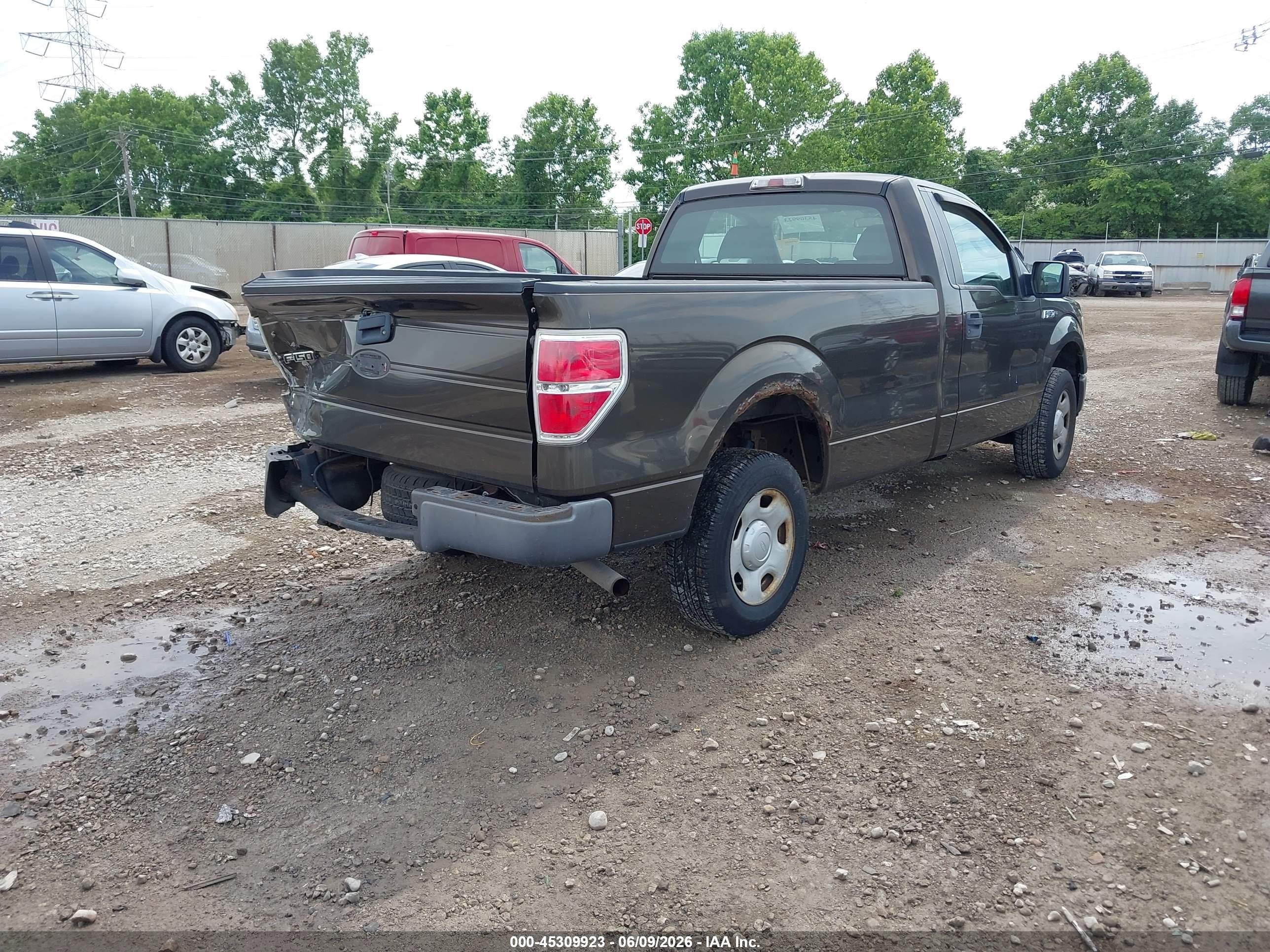 2009 Ford F-150 Stx/xl/xlt Gray vin: 1FTRF12W79KB36625