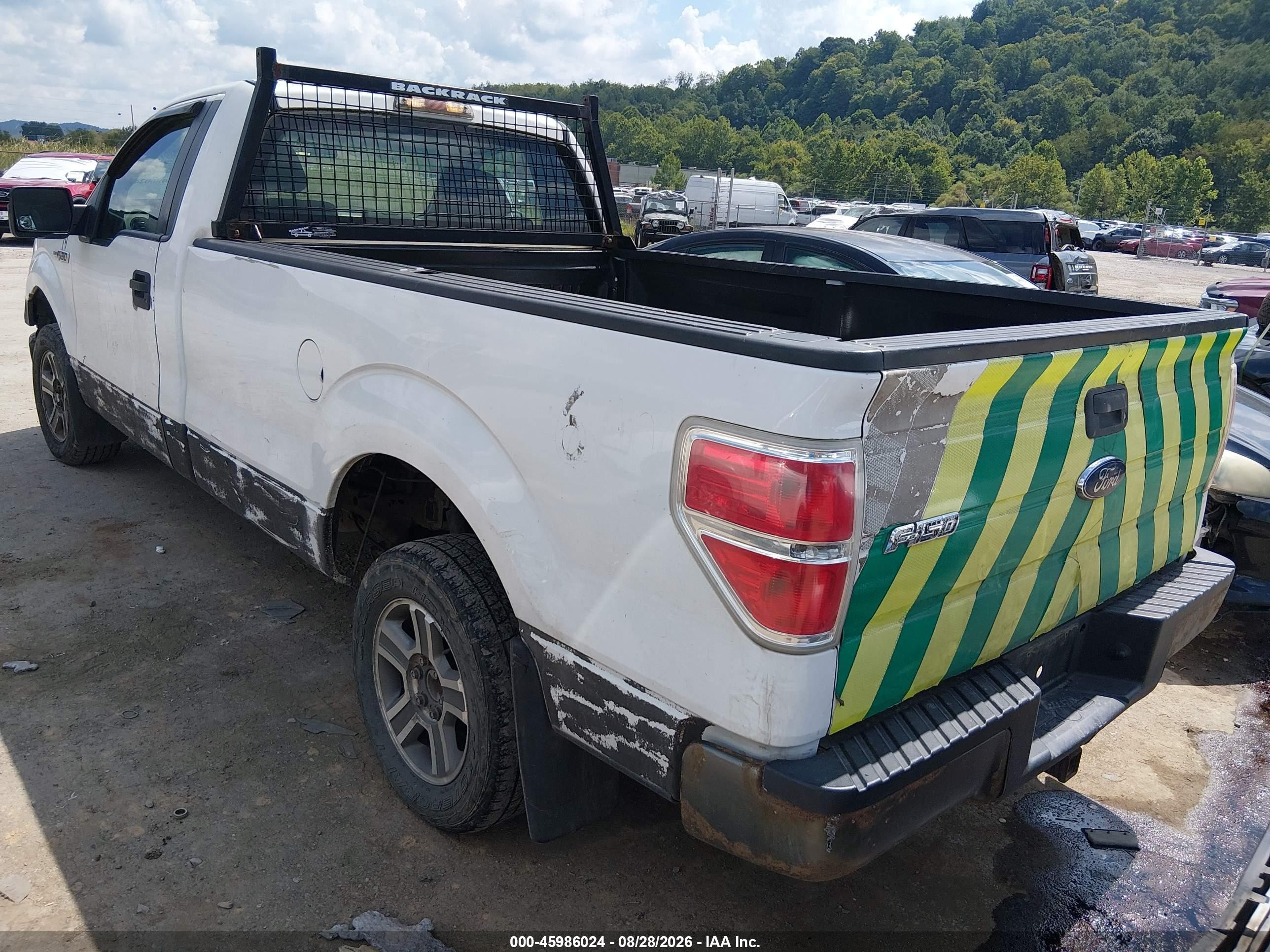 2009 Ford F-150   White vin: 1FTRF12W79KB89650