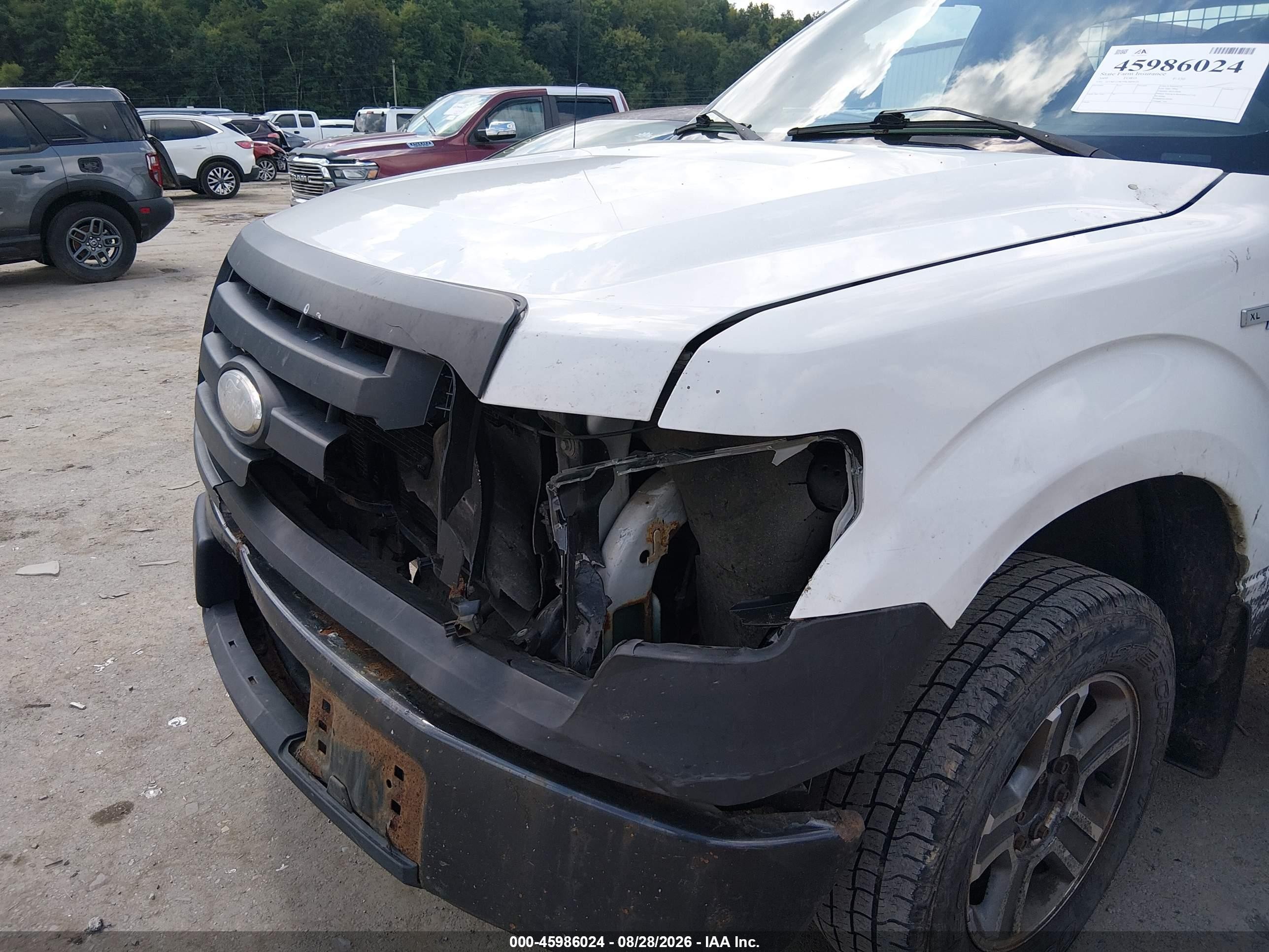 2009 Ford F-150   White vin: 1FTRF12W79KB89650