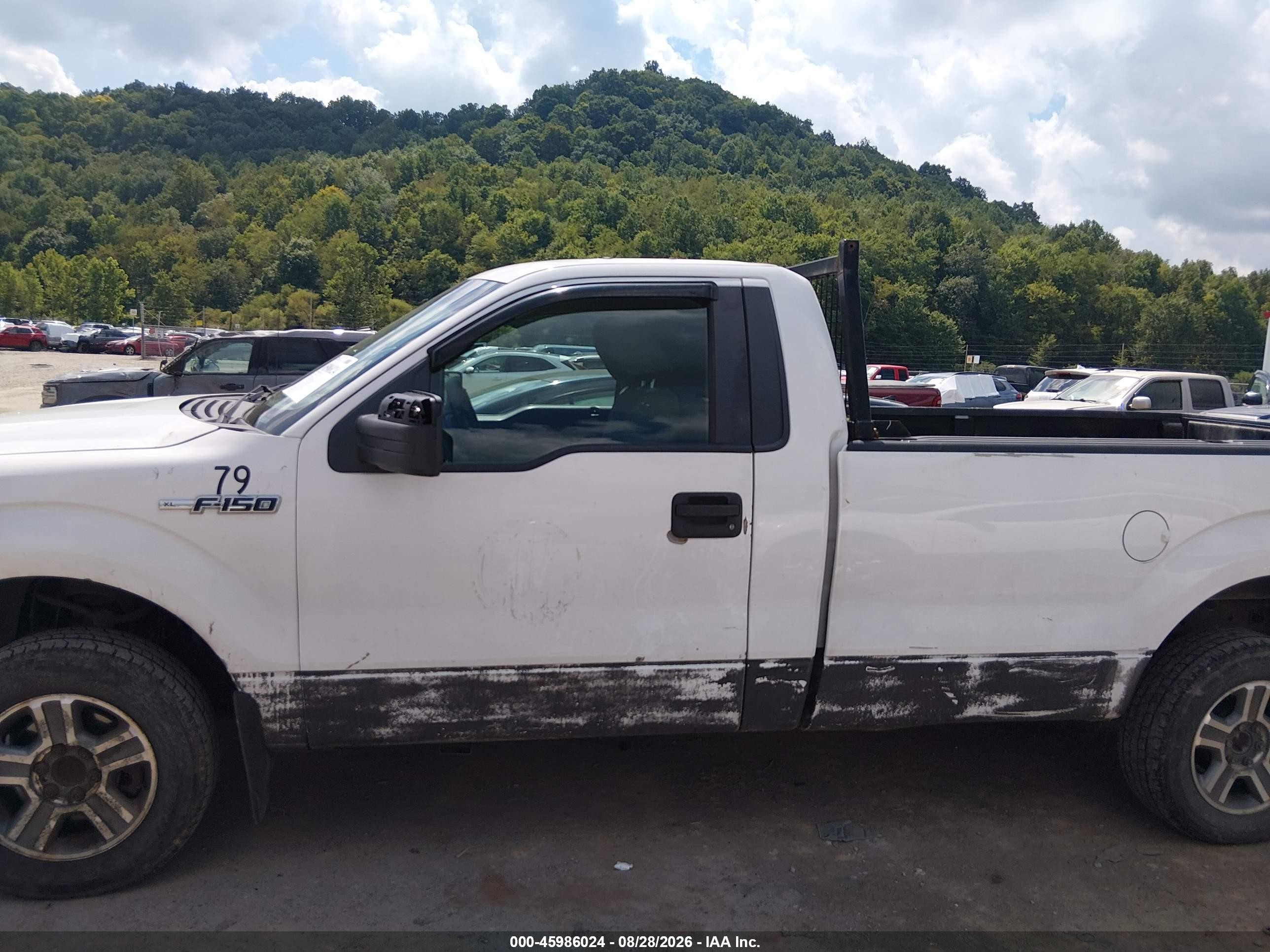 2009 Ford F-150   White vin: 1FTRF12W79KB89650