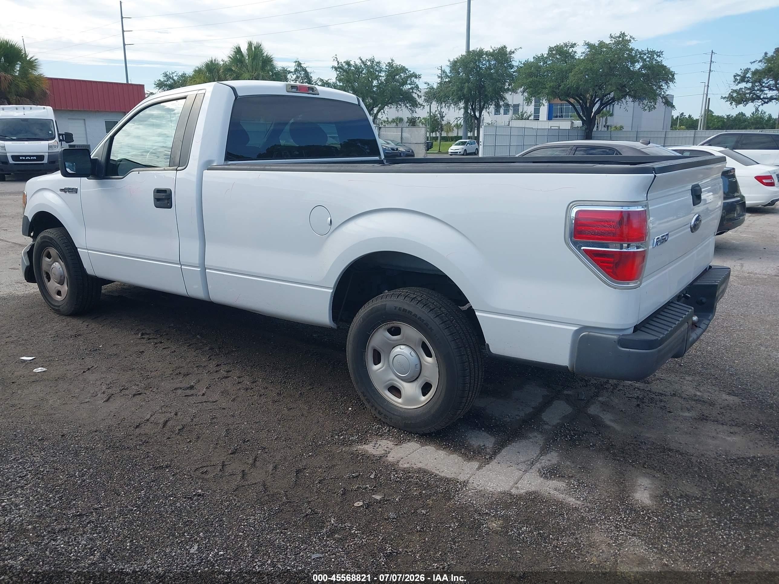 2009 Ford F-150 Stx/xl/xlt/xlt W/midbox Prep White vin: 1FTRF12W79KC95628