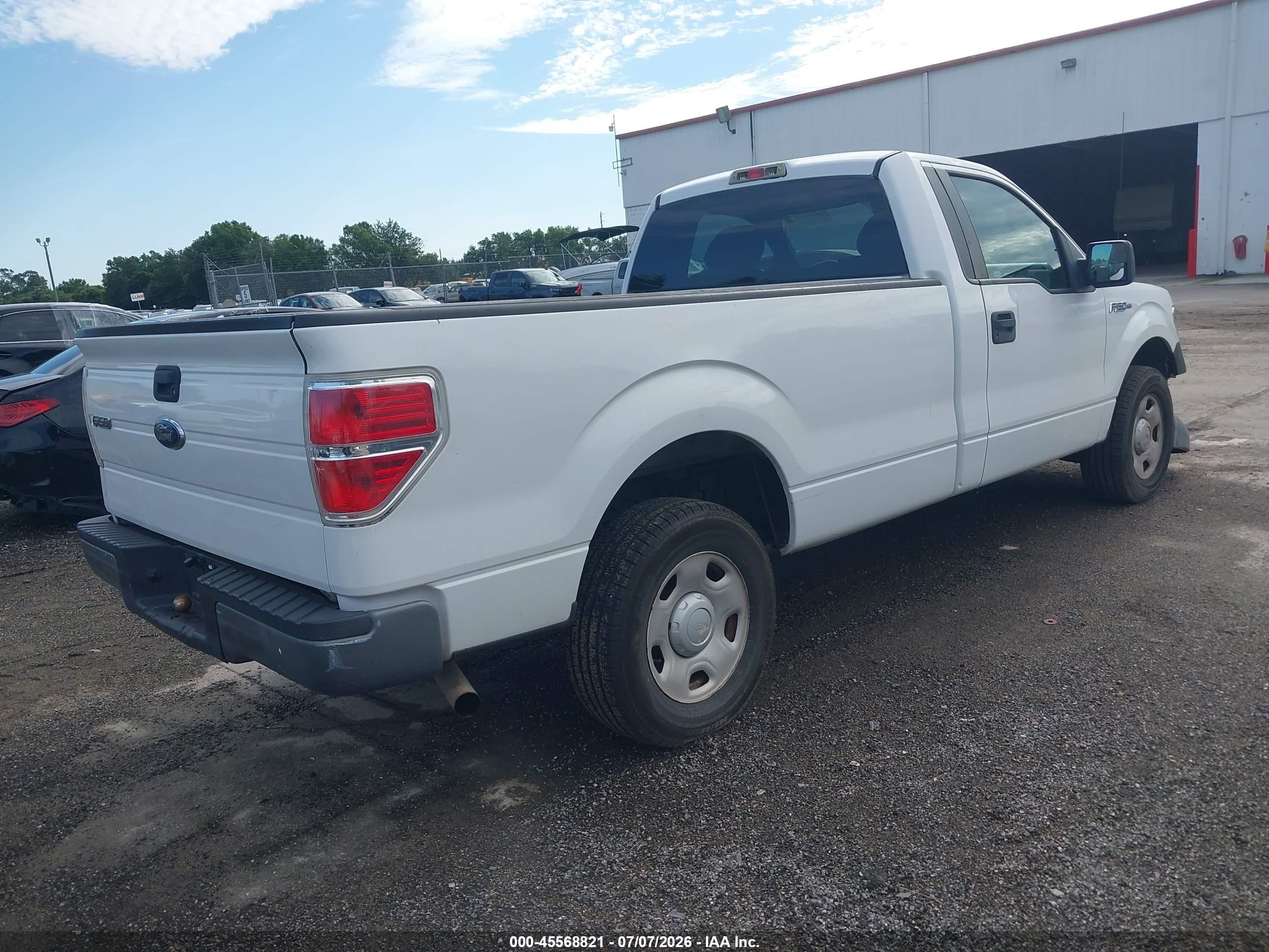 2009 Ford F-150 Stx/xl/xlt/xlt W/midbox Prep White vin: 1FTRF12W79KC95628