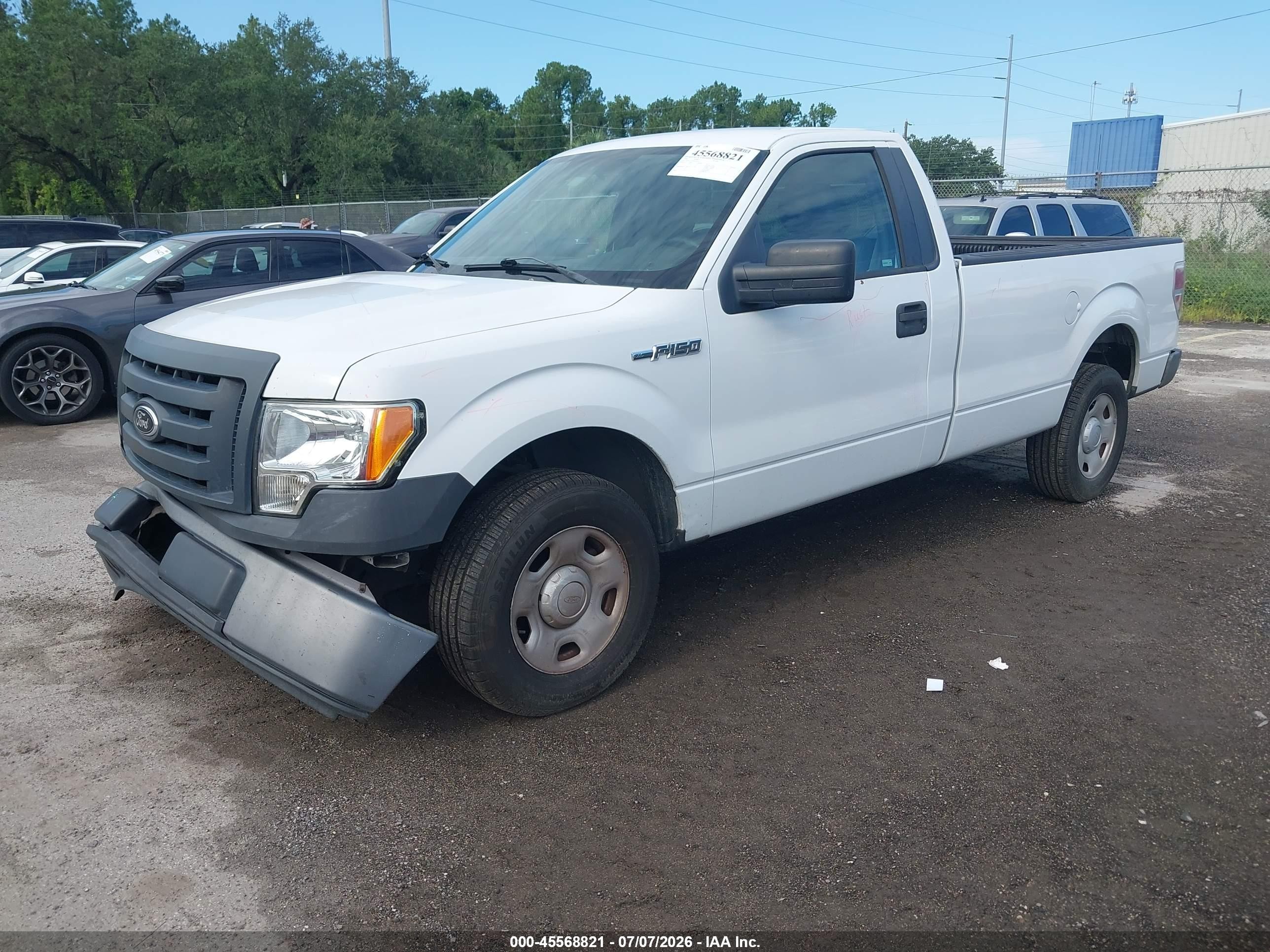2009 Ford F-150 Stx/xl/xlt/xlt W/midbox Prep White vin: 1FTRF12W79KC95628