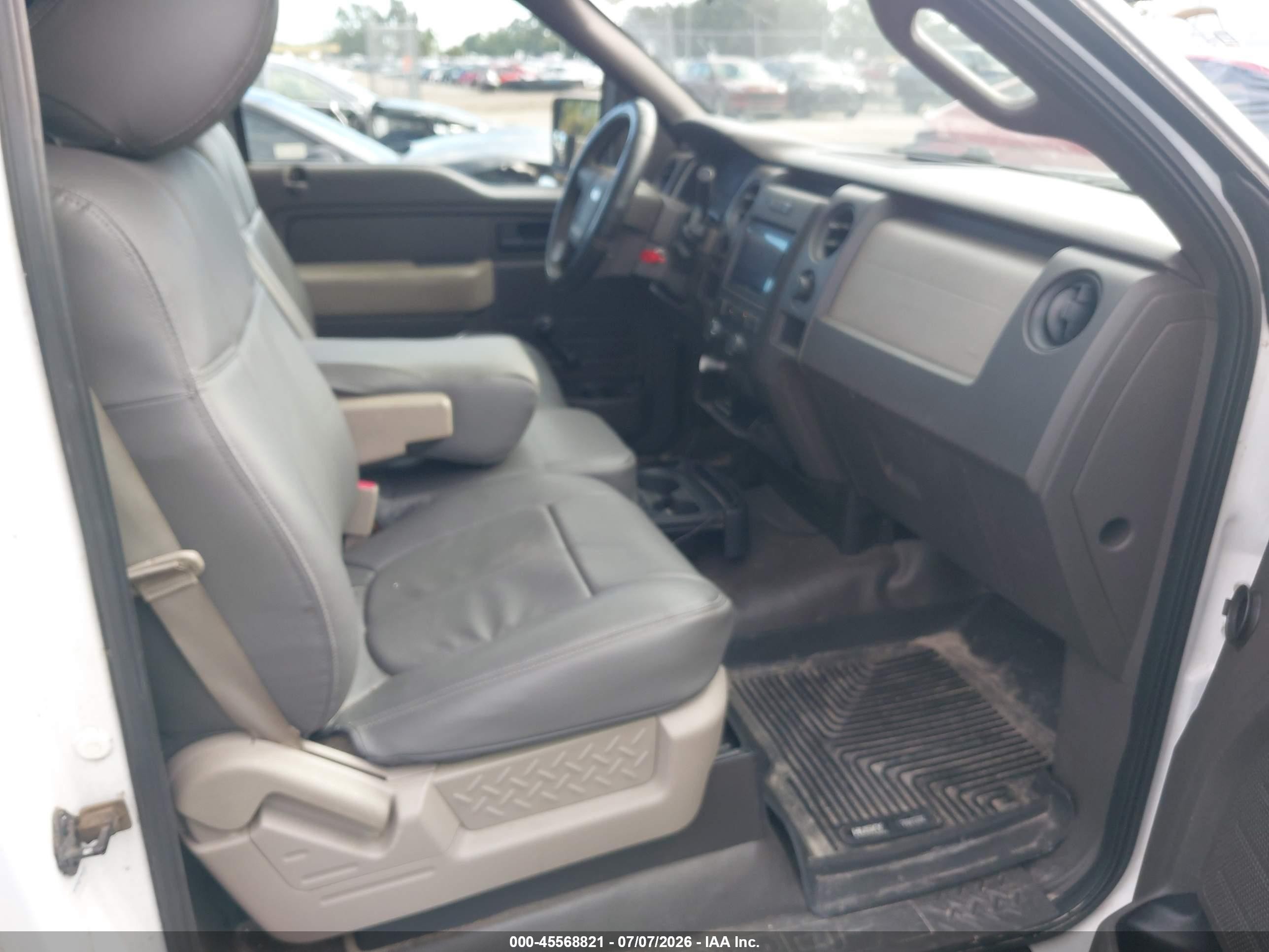 2009 Ford F-150 Stx/xl/xlt/xlt W/midbox Prep White vin: 1FTRF12W79KC95628