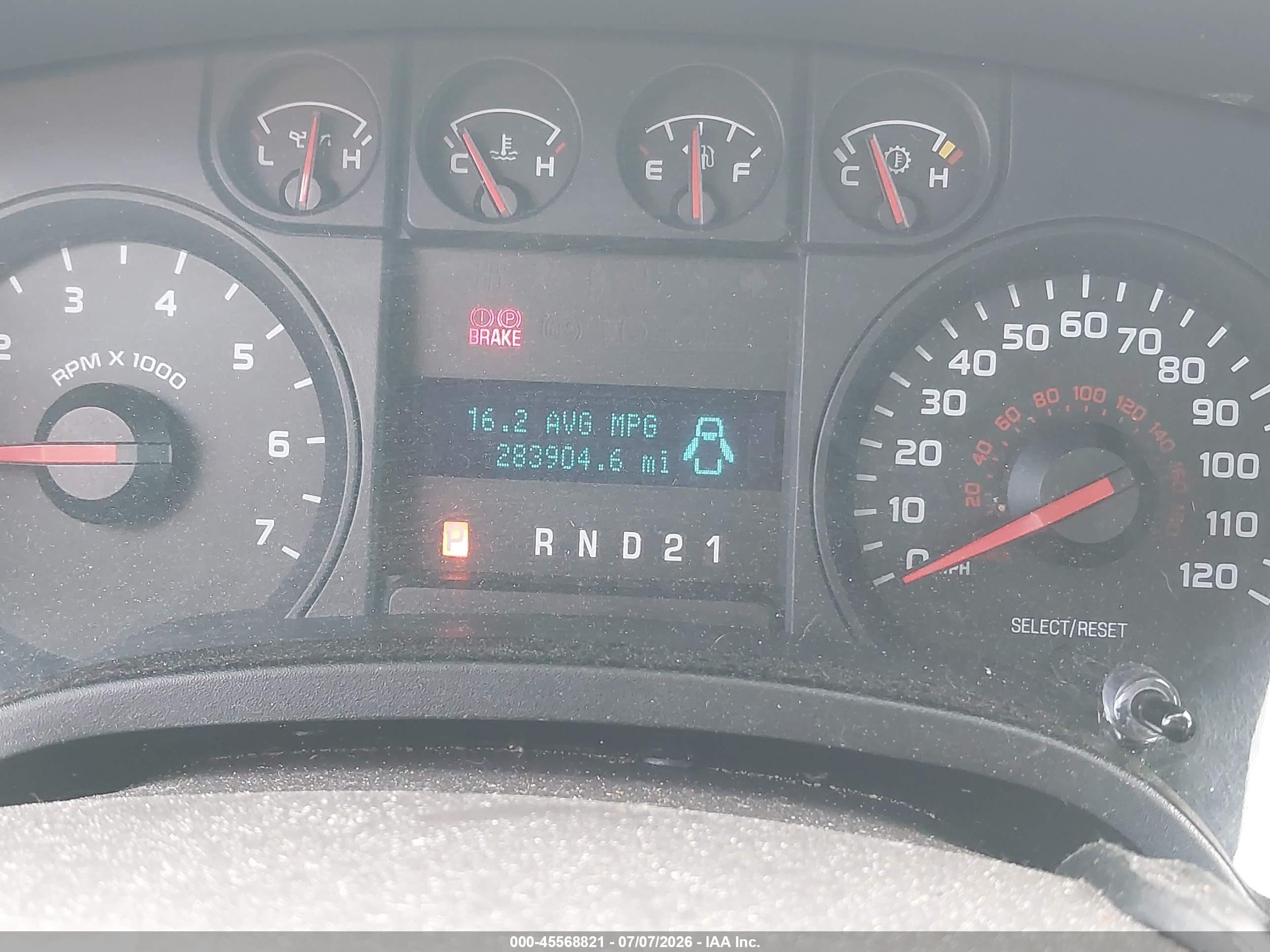 2009 Ford F-150 Stx/xl/xlt/xlt W/midbox Prep White vin: 1FTRF12W79KC95628