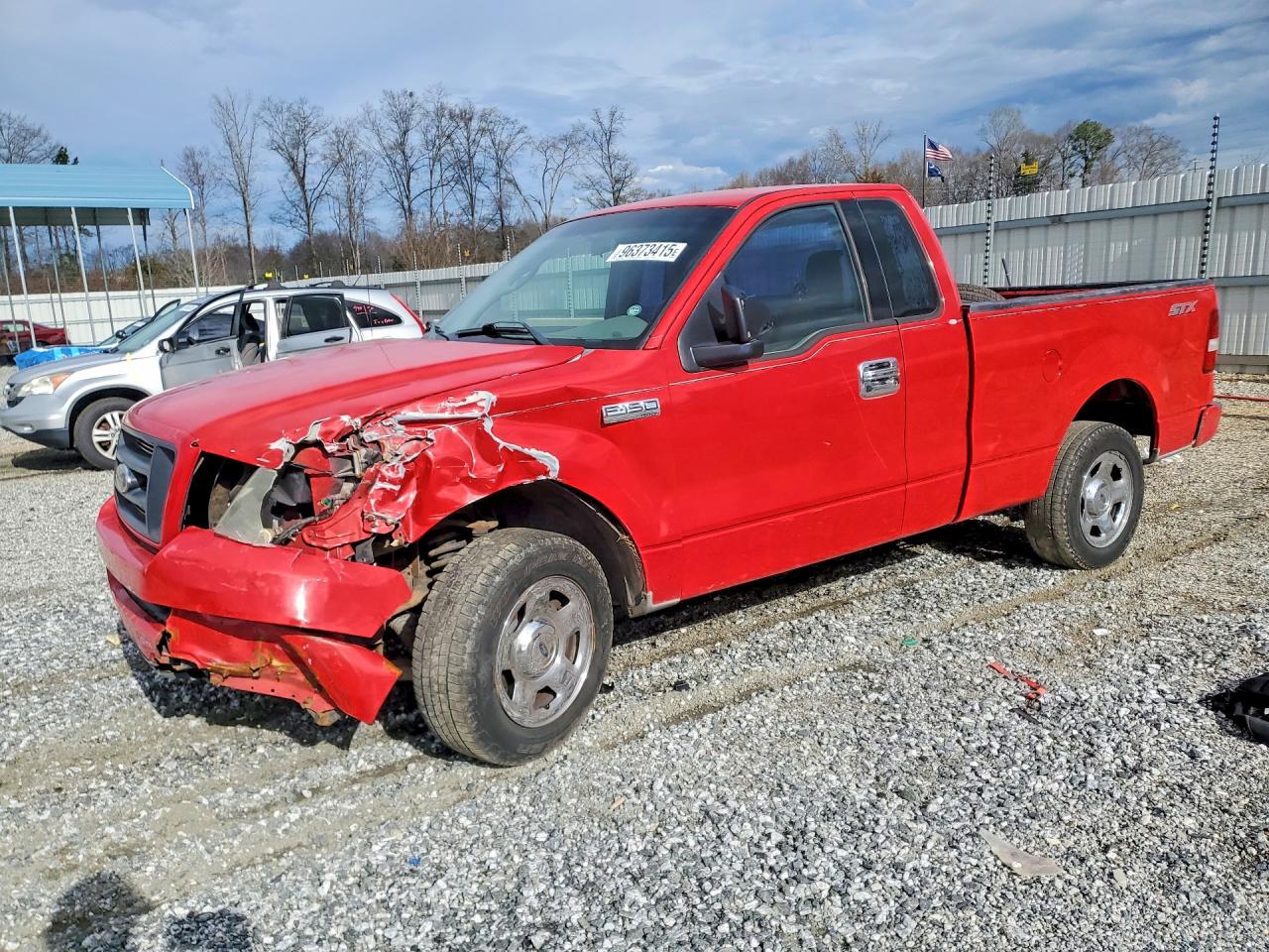 2004 Ford F150 Red vin: 1FTRF12W84NB29349