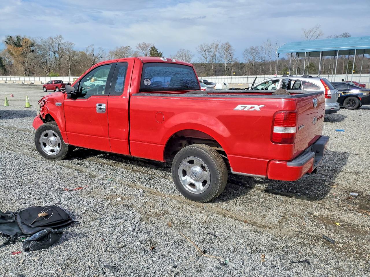 2004 Ford F150 Red vin: 1FTRF12W84NB29349