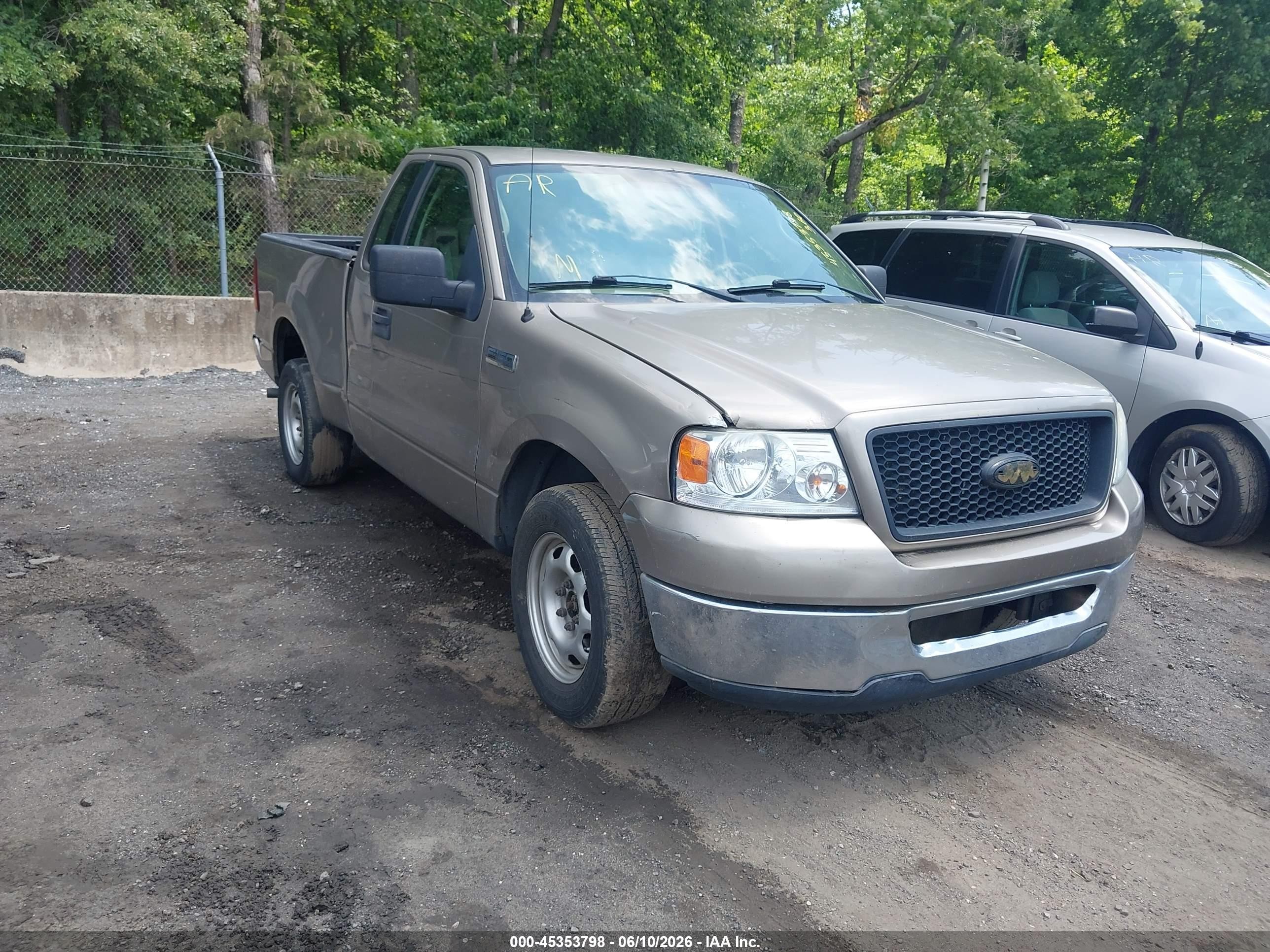 2006 Ford F-150 Stx/xl/xlt Gold vin: 1FTRF12W86NB08617