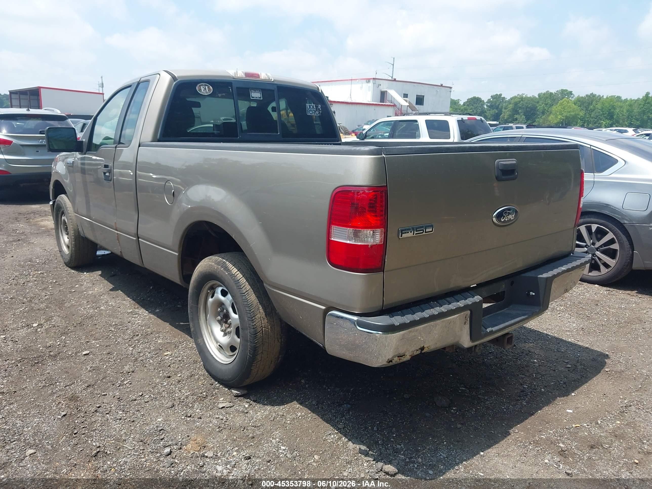 2006 Ford F-150 Stx/xl/xlt Gold vin: 1FTRF12W86NB08617