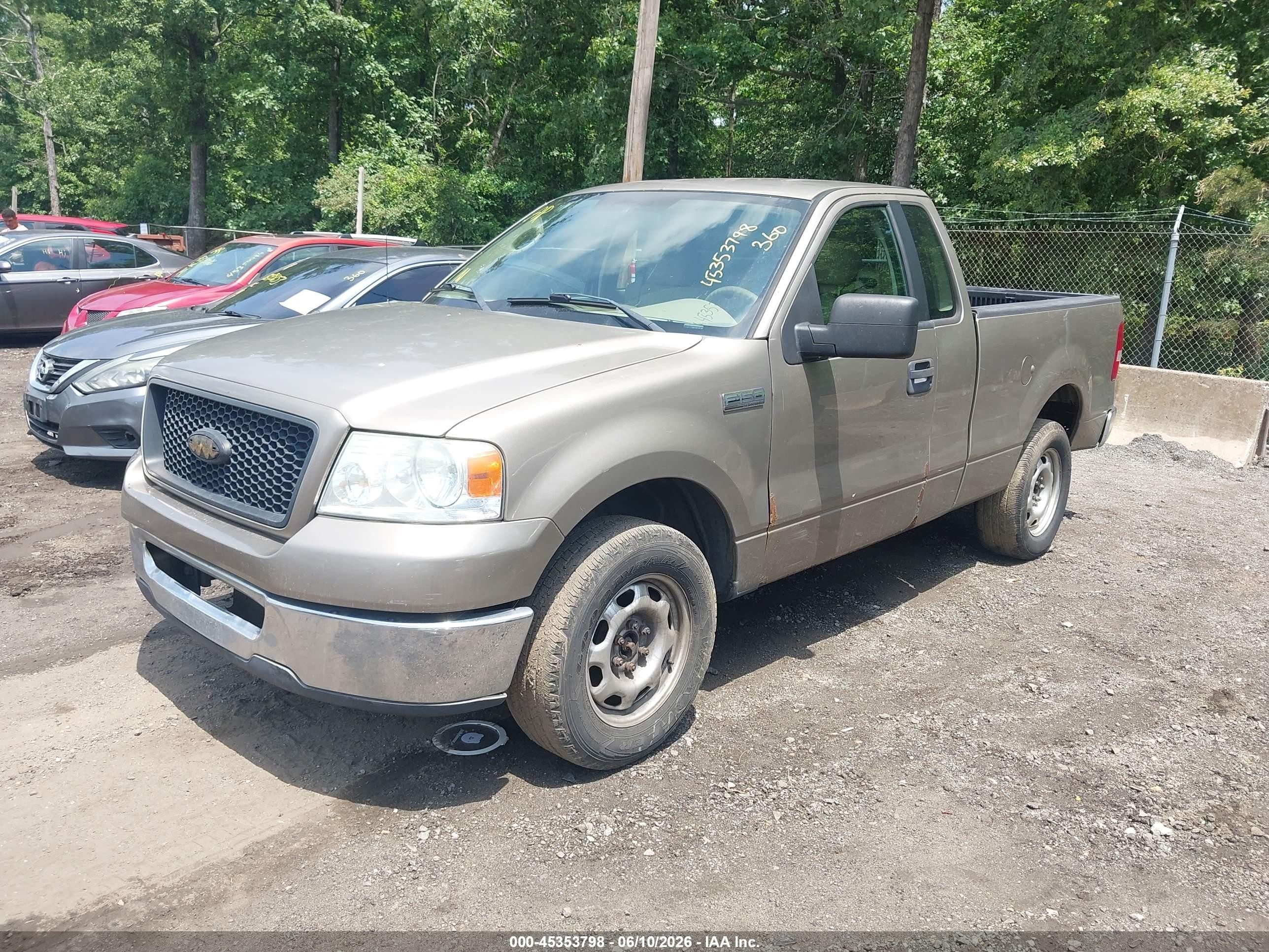 2006 Ford F-150 Stx/xl/xlt Gold vin: 1FTRF12W86NB08617