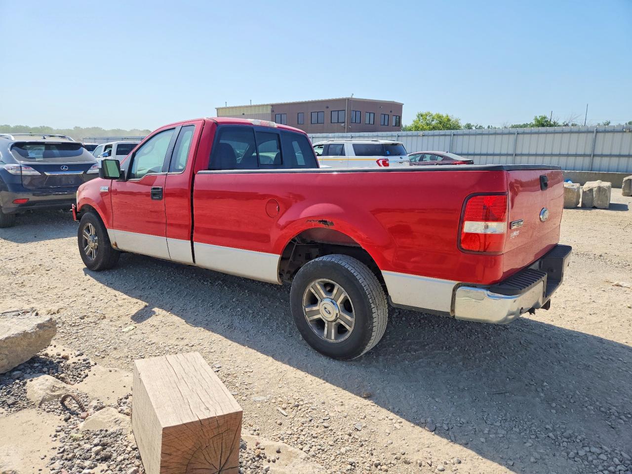 2007 Ford F150 Red vin: 1FTRF12W87KD20825