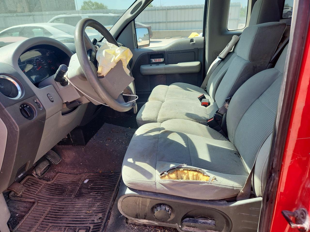 2007 Ford F150 Red vin: 1FTRF12W87KD20825