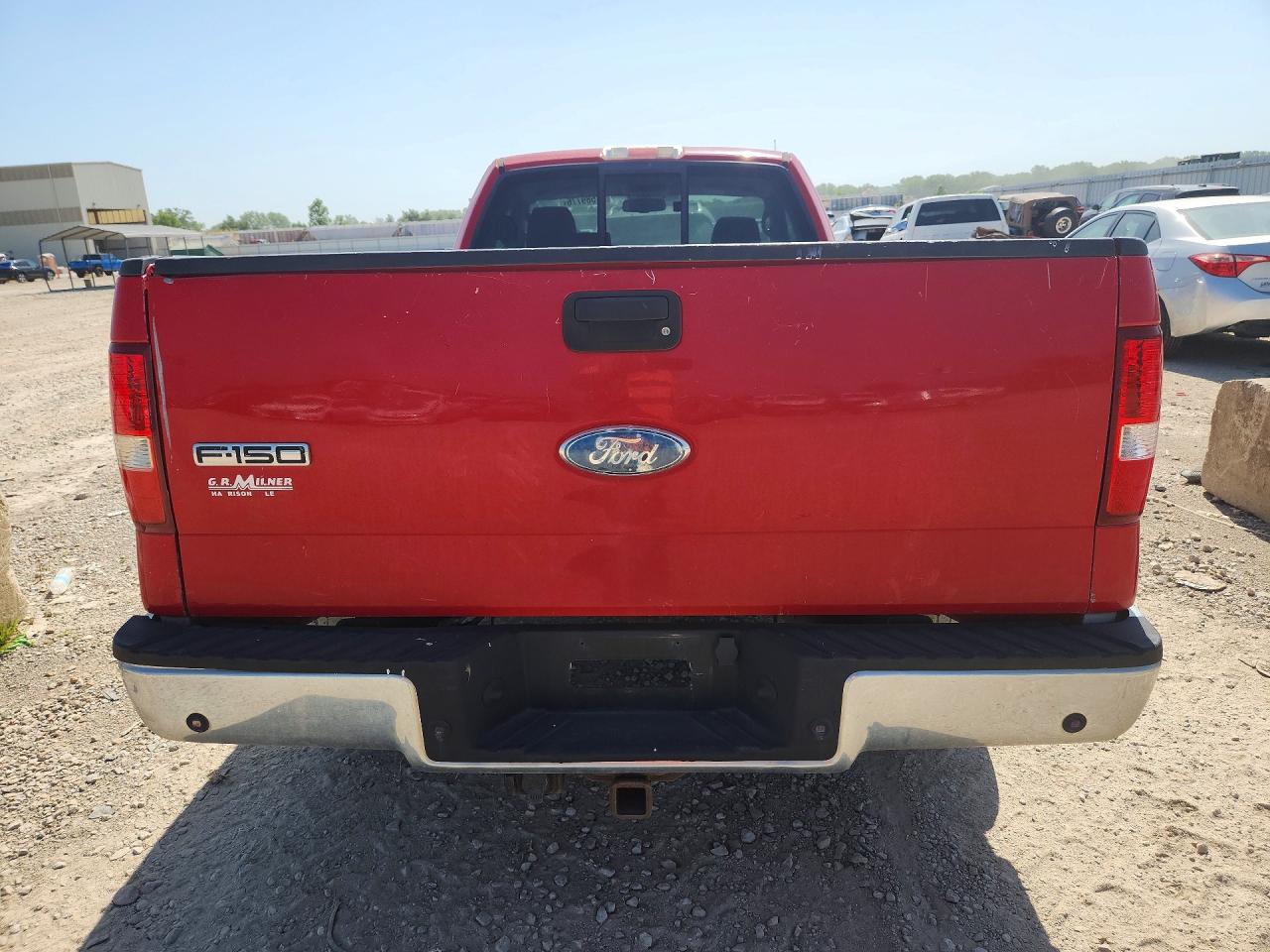 2007 Ford F150 Red vin: 1FTRF12W87KD20825