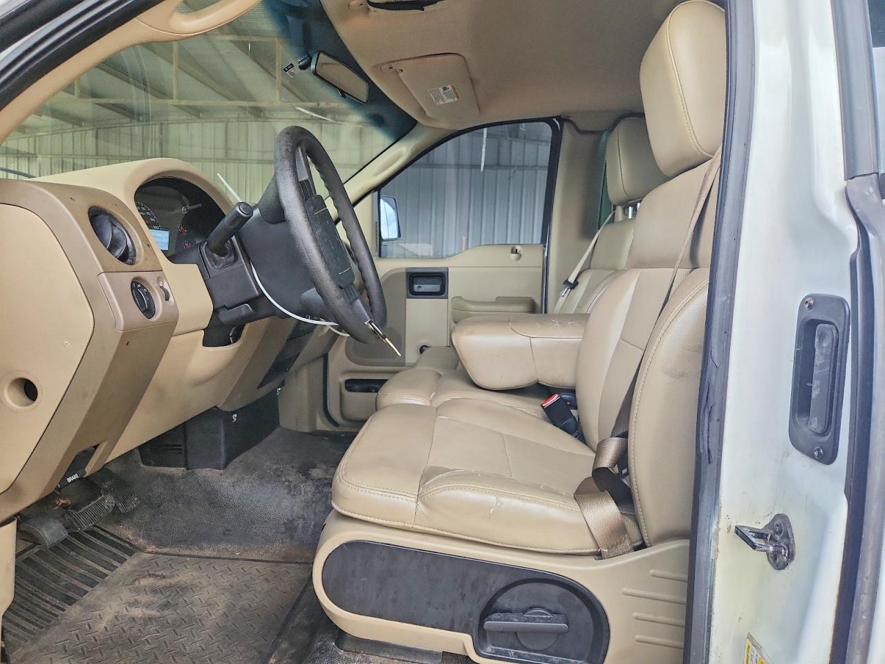 2007 Ford F150 White vin: 1FTRF12W87KD54179