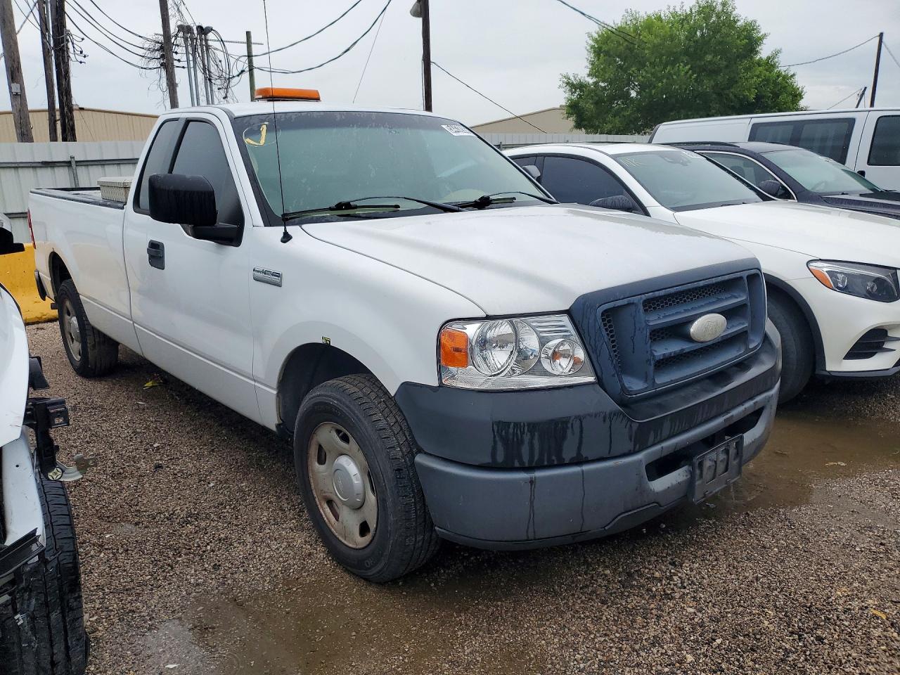 2007 Ford F150 White vin: 1FTRF12W87KD54179