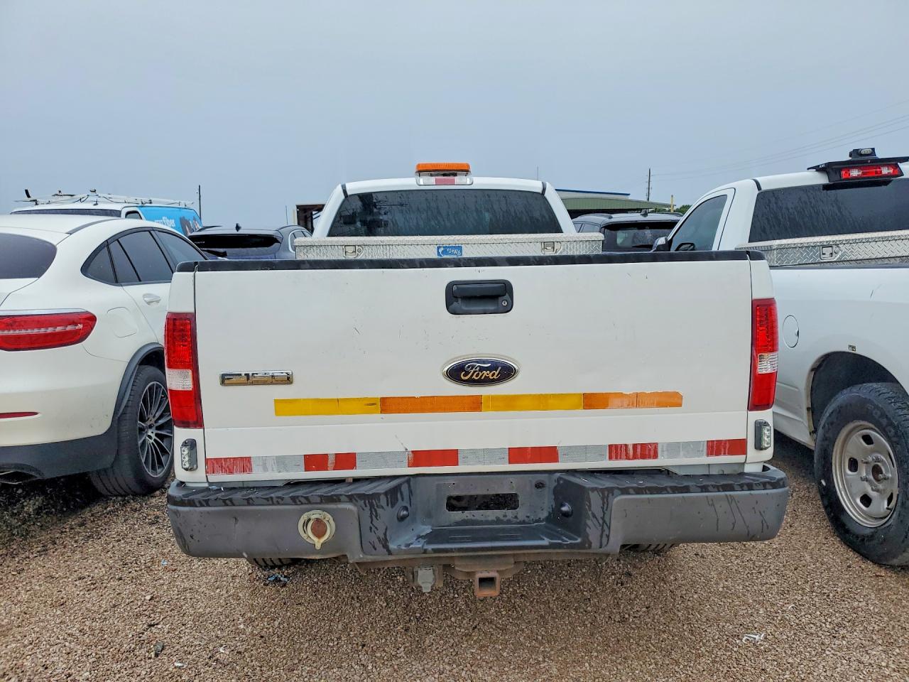2007 Ford F150 White vin: 1FTRF12W87KD54179