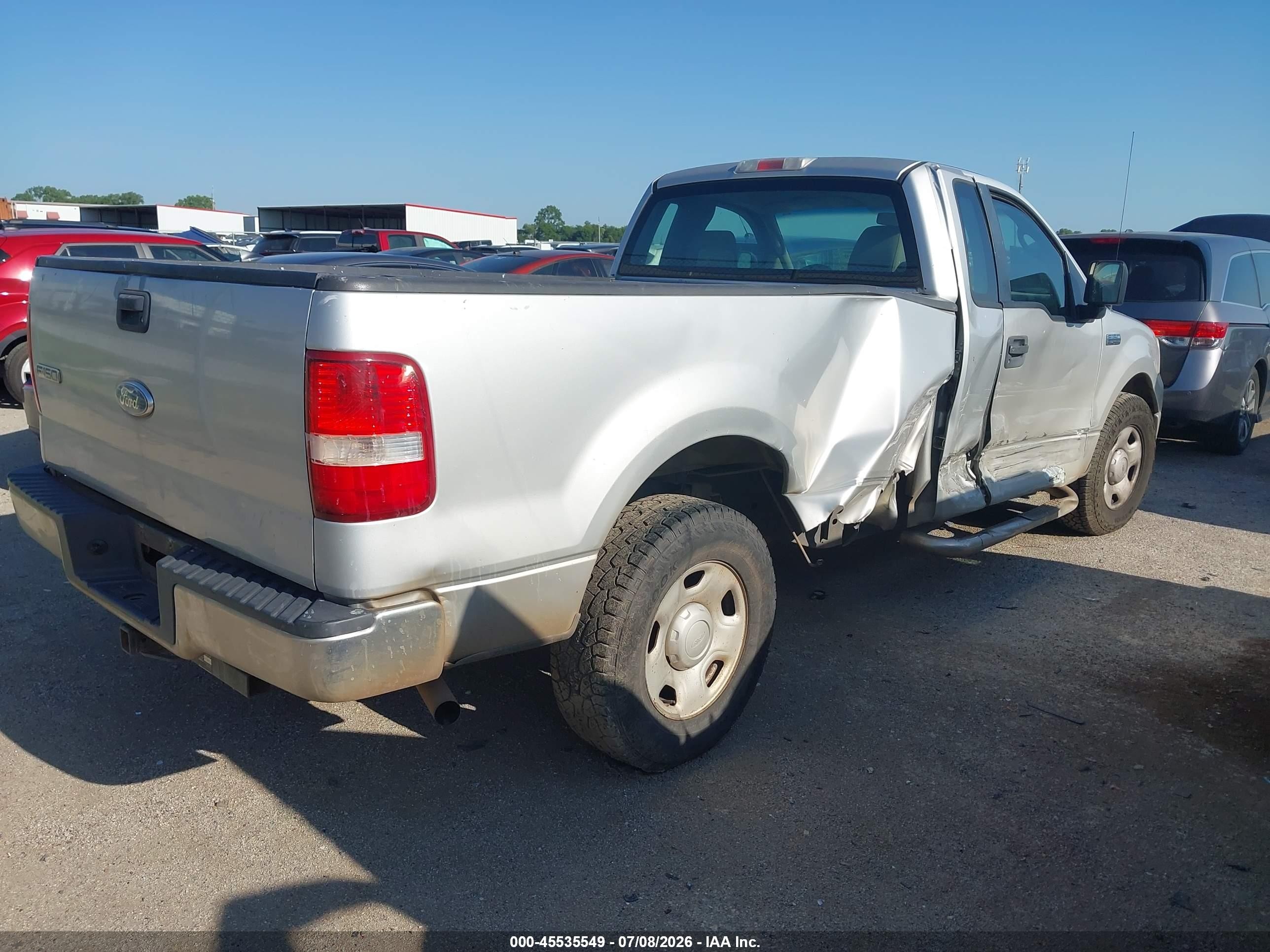 2007 Ford F-150 Stx/xl/xlt Серебряный vin: 1FTRF12W87KD58099