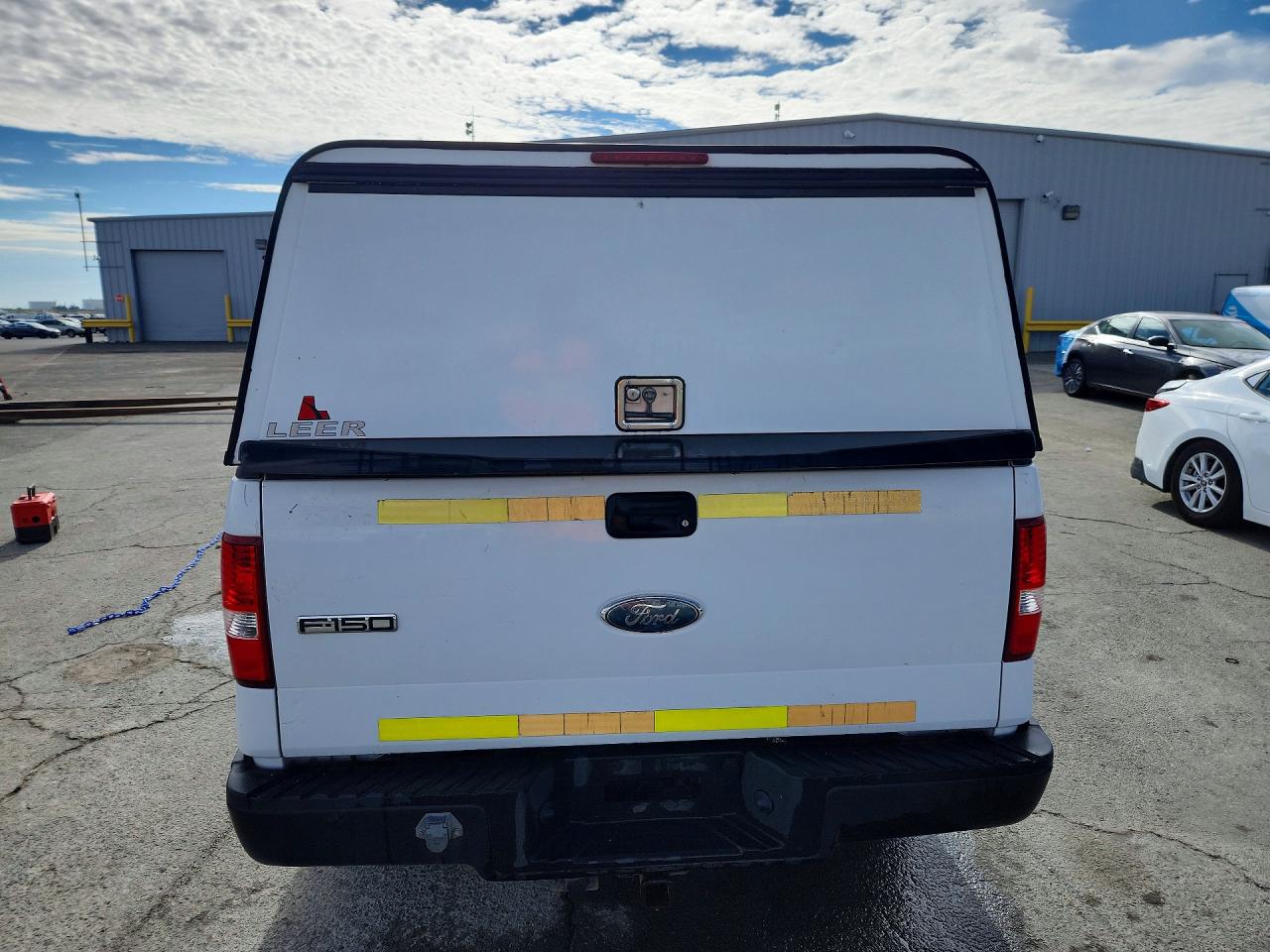 2007 Ford F150 White vin: 1FTRF12W87NA84157