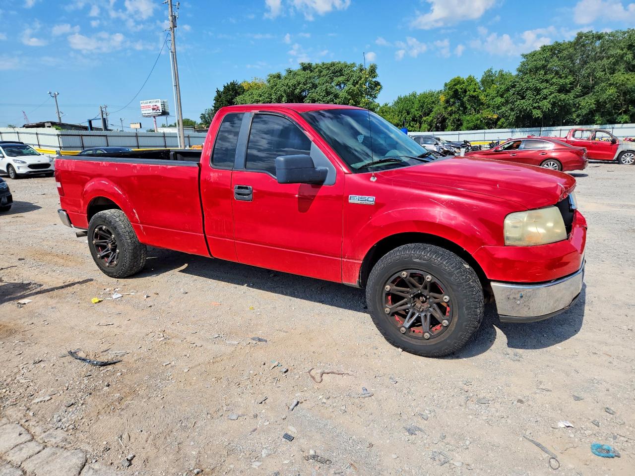 2008 Ford F150 Red vin: 1FTRF12W88KE14964
