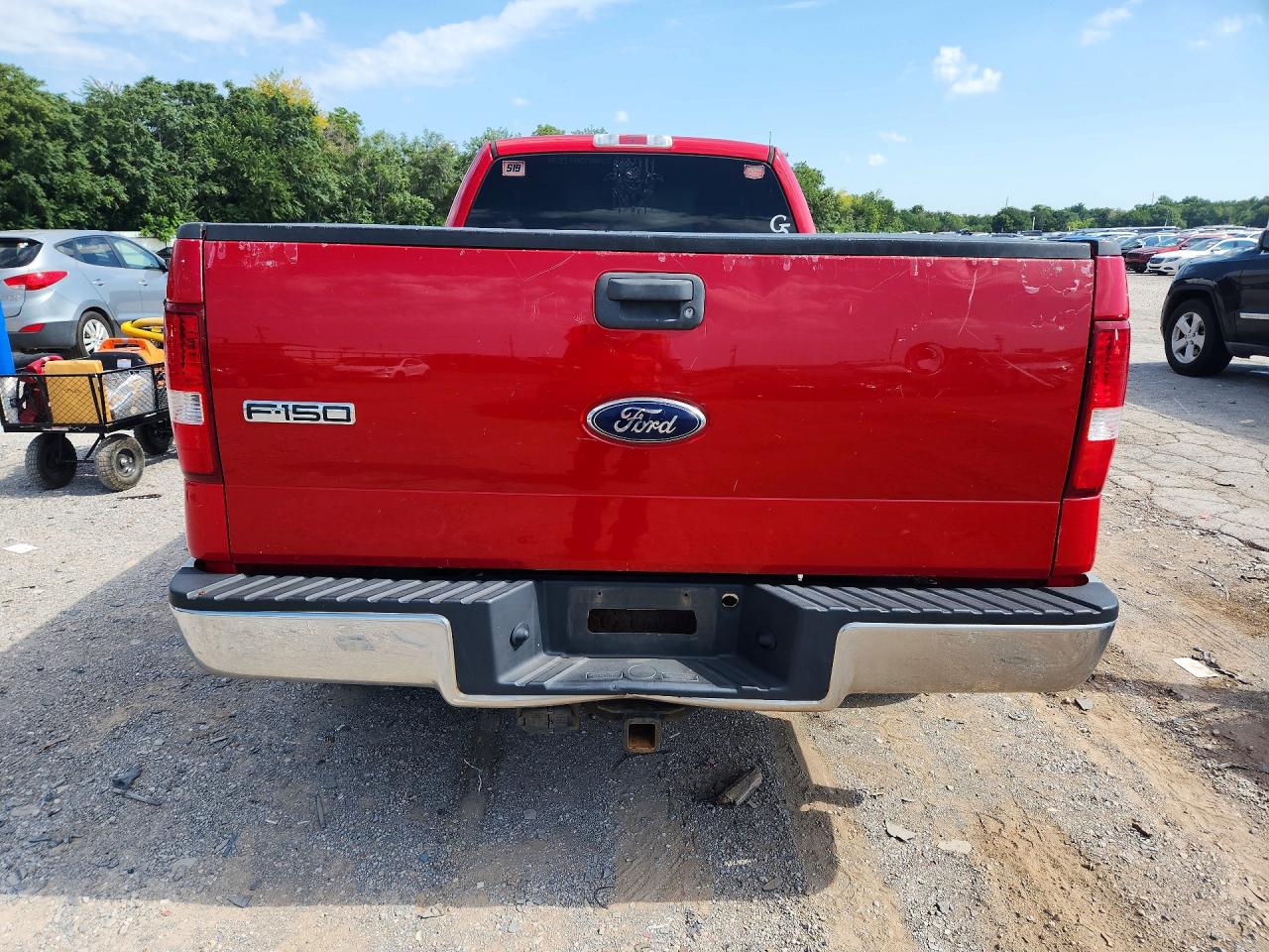2008 Ford F150 Red vin: 1FTRF12W88KE14964