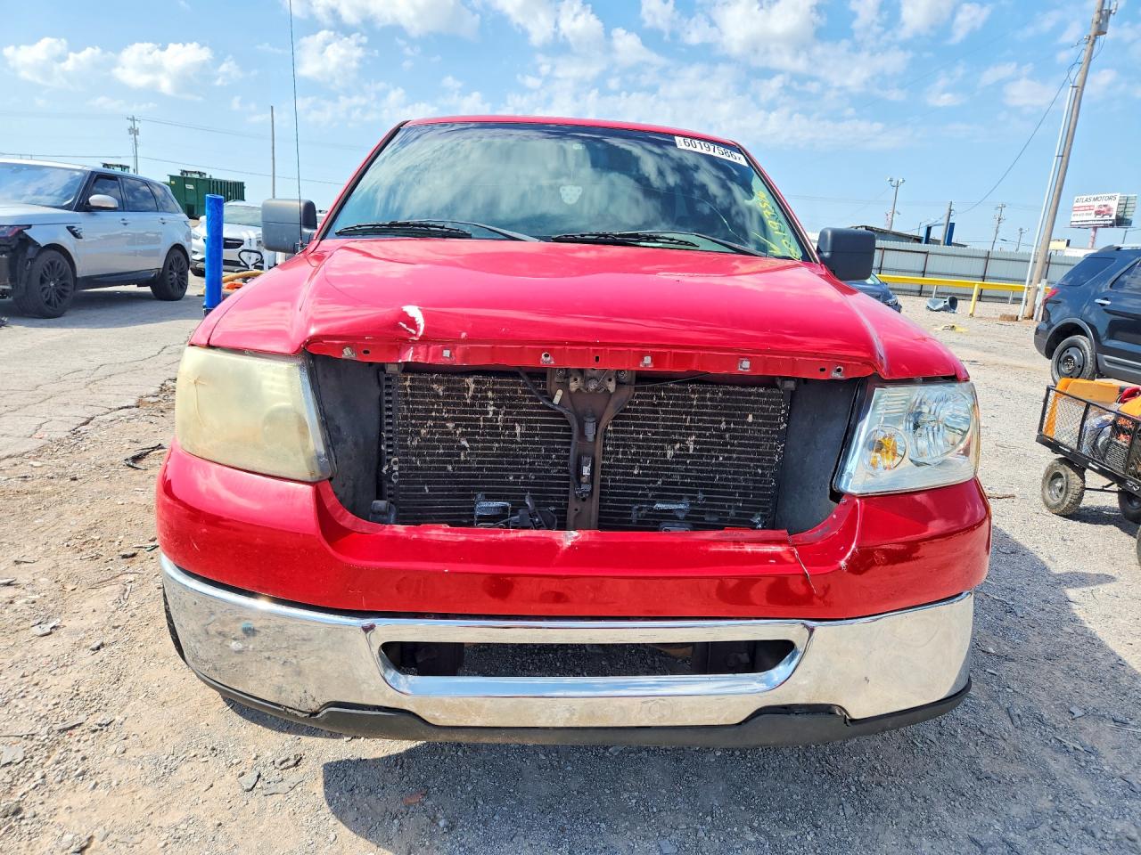 2008 Ford F150 Red vin: 1FTRF12W88KE14964