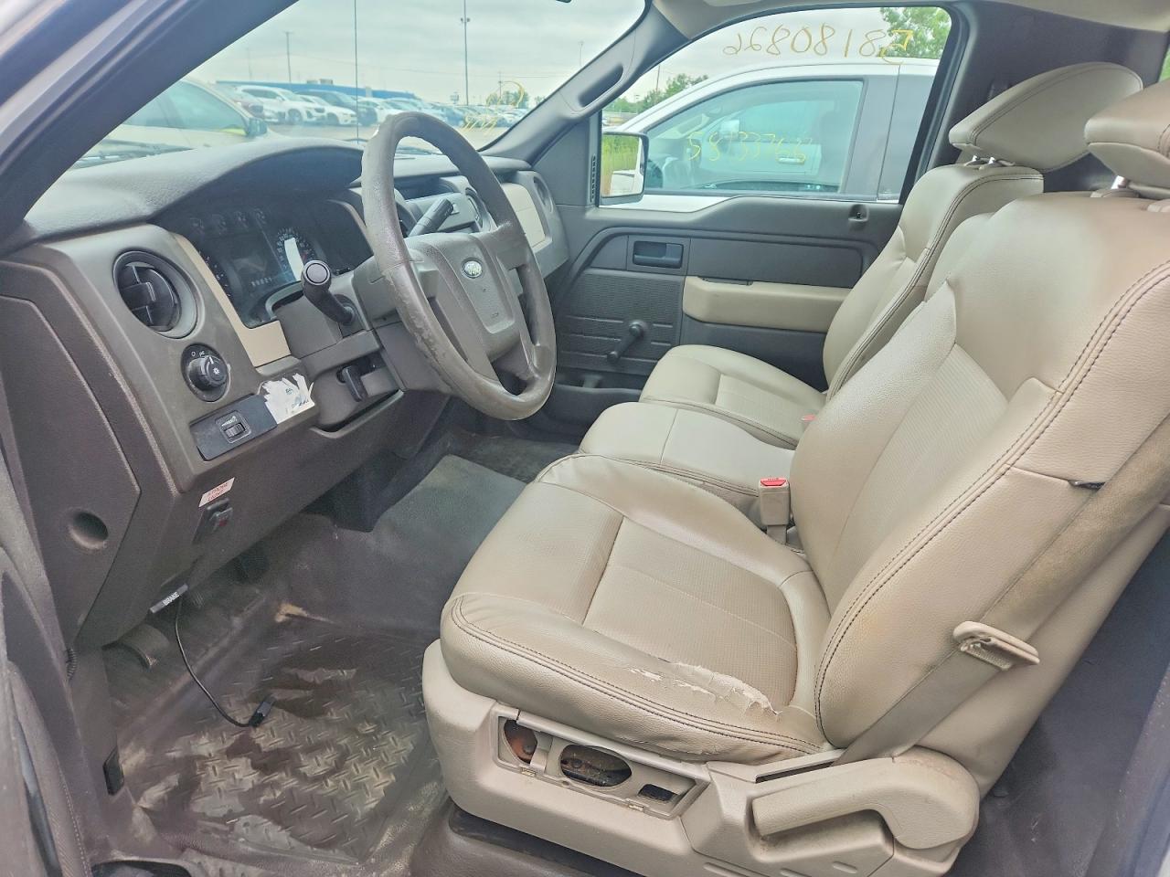 2009 Ford F150 White vin: 1FTRF12W89KA23802