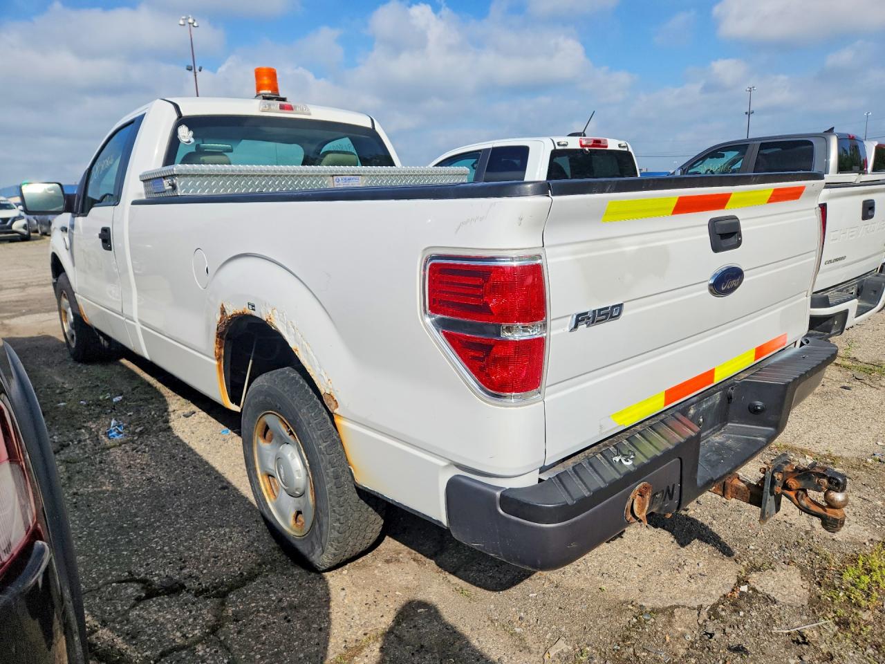 2009 Ford F150 White vin: 1FTRF12W89KA23802