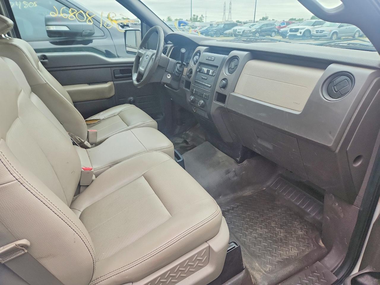2009 Ford F150 White vin: 1FTRF12W89KA23802