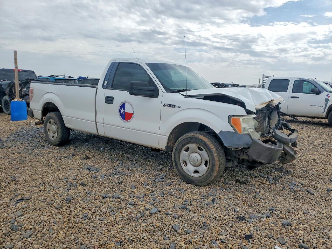 2009 Ford F150 White vin: 1FTRF12W89KB23270