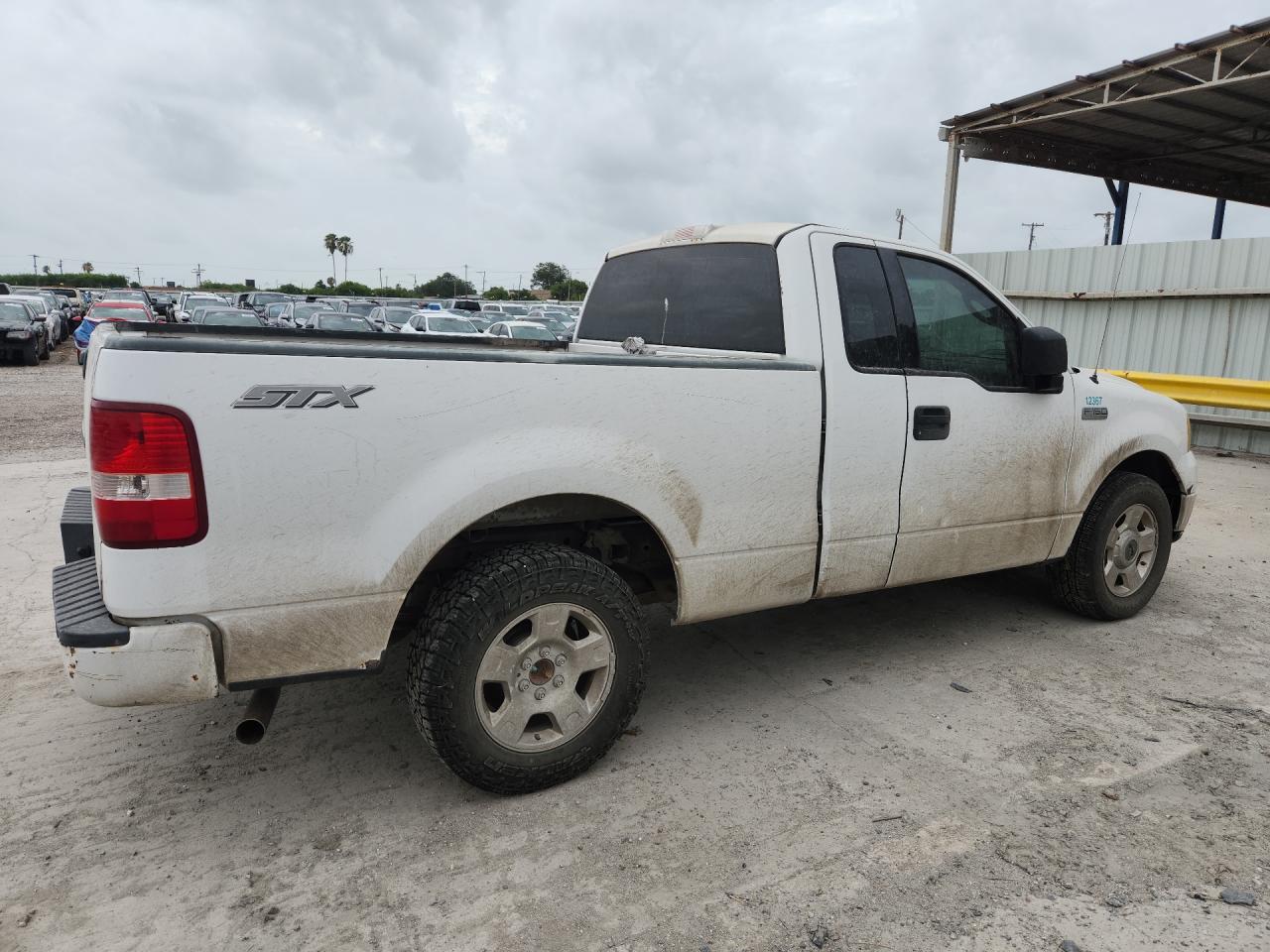 2004 Ford F150 White vin: 1FTRF12W94NC12367 Damage: Right Bed Side, Heavy Scratch, > 12 Inches