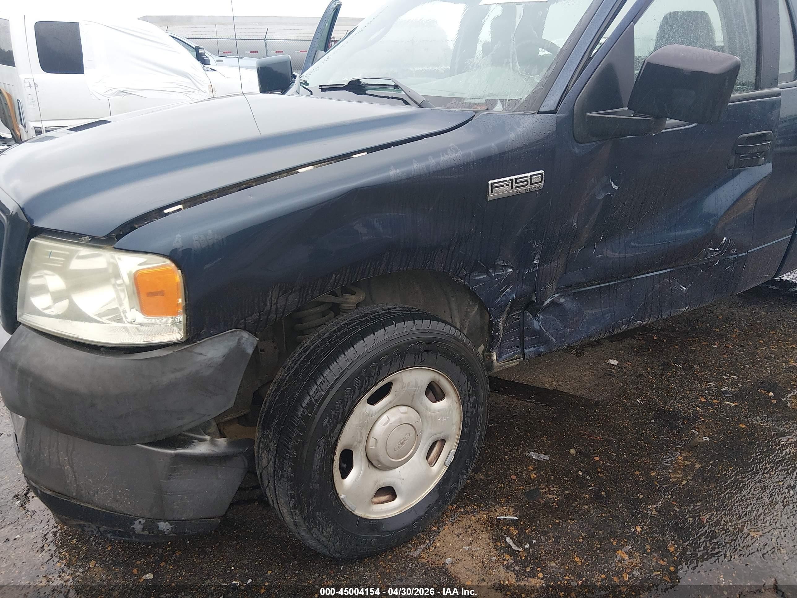 2005 Ford F-150 Stx/xl/xlt Blue vin: 1FTRF12W95NA33103