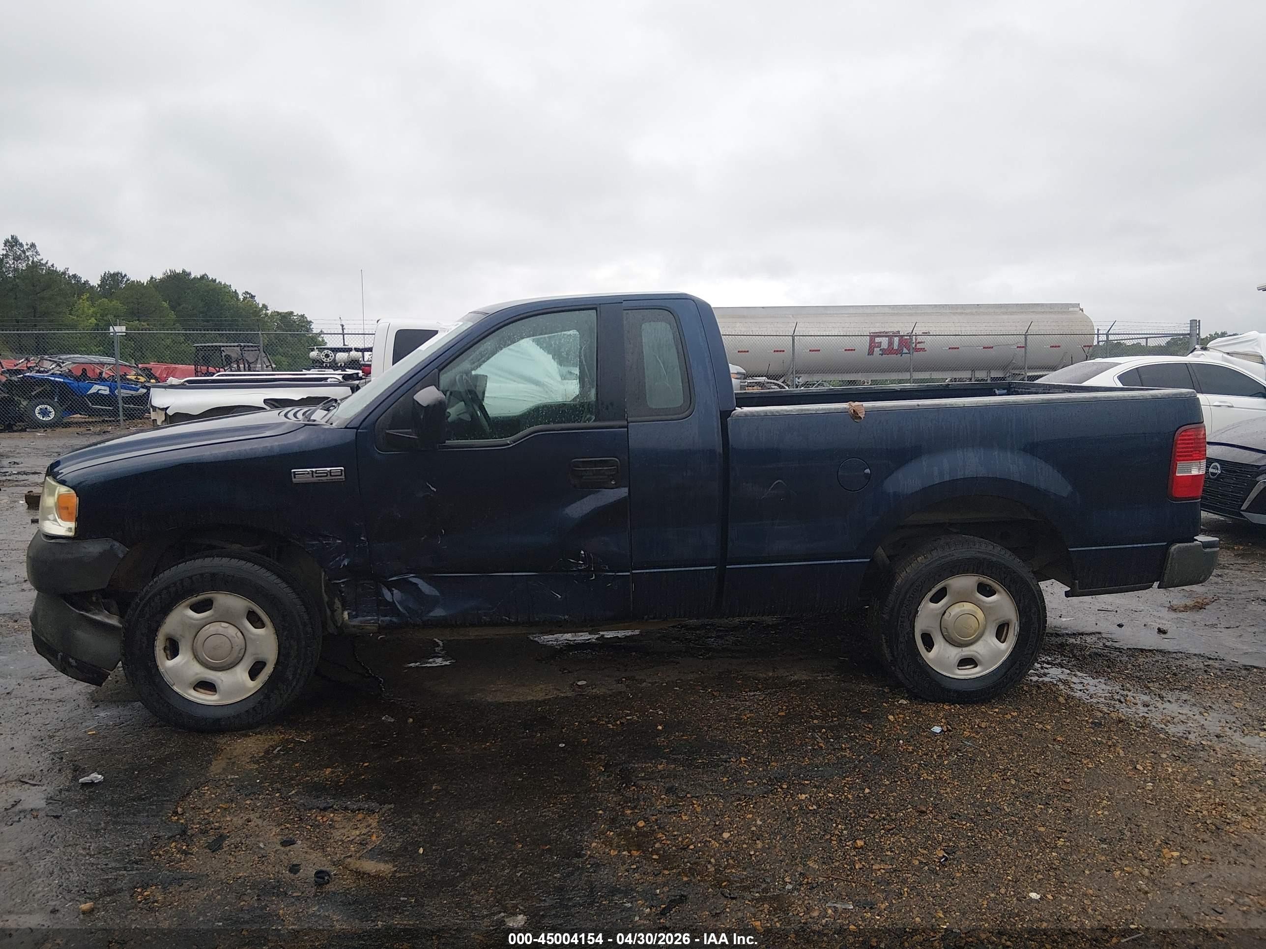 2005 Ford F-150 Stx/xl/xlt Blue vin: 1FTRF12W95NA33103