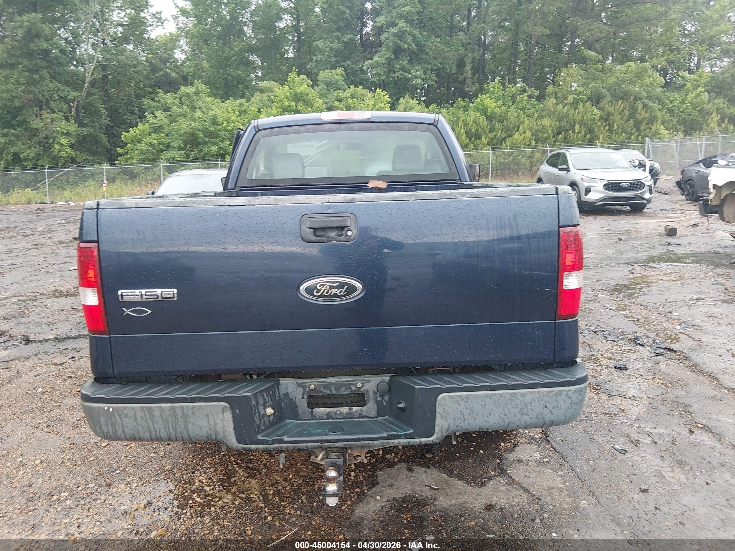 2005 Ford F-150 Stx/xl/xlt Blue vin: 1FTRF12W95NA33103