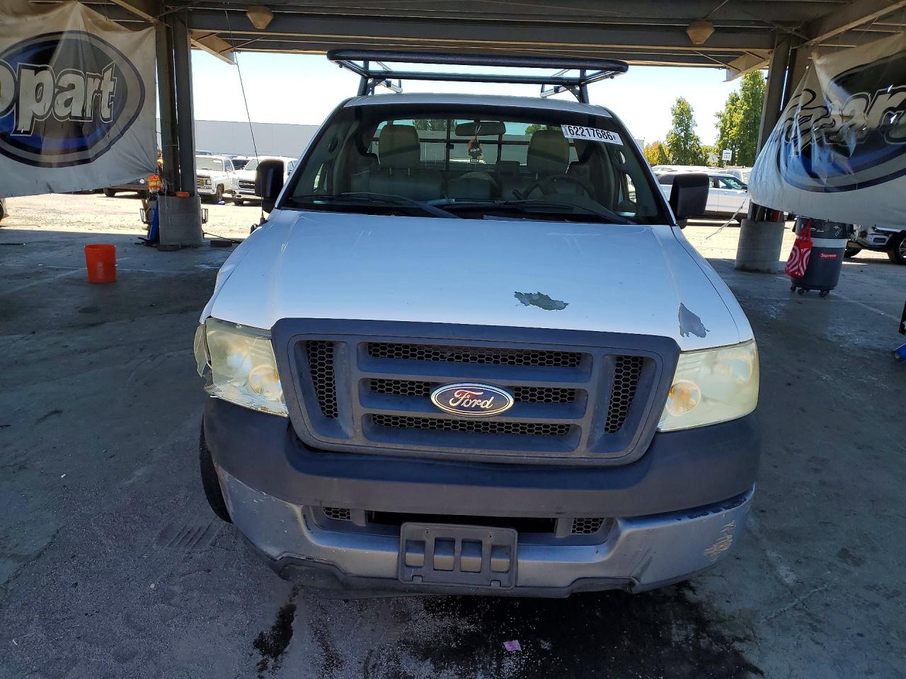 2005 Ford F150 White vin: 1FTRF12W95NB11914