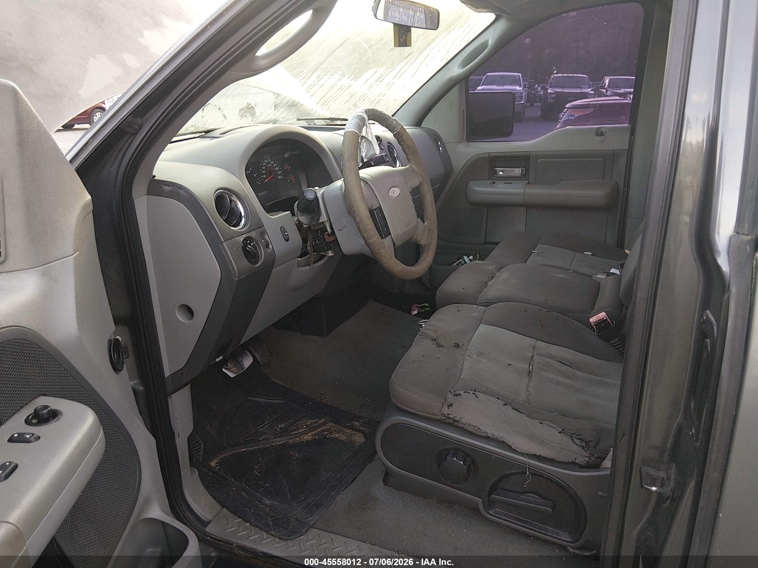 2005 Ford F-150 Stx/xl/xlt Gray vin: 1FTRF12W95NB41222
