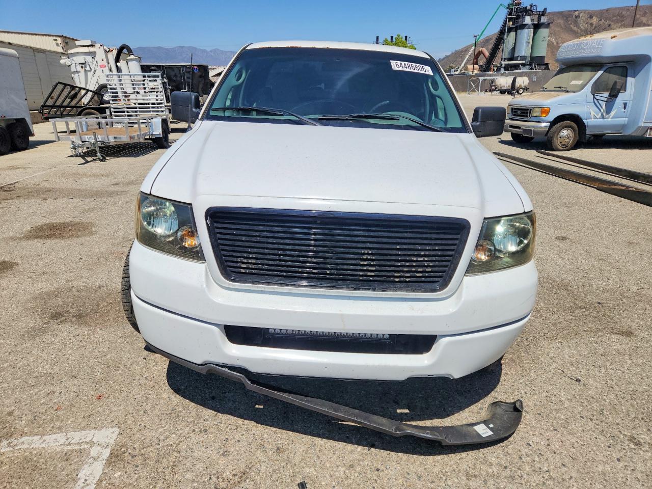 2006 Ford F150 White vin: 1FTRF12W96NB48835